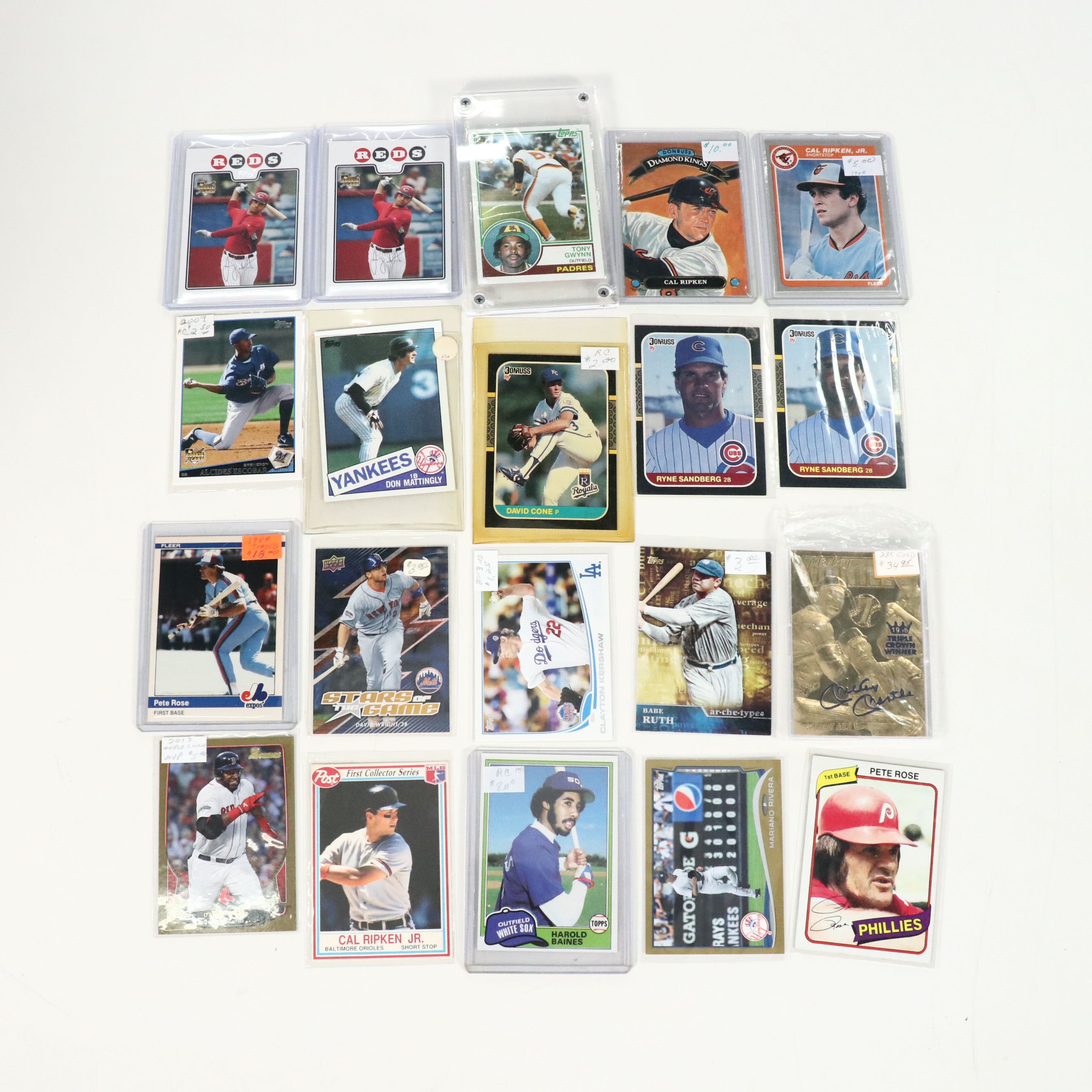 Topps with Other Sports Cards Featuring Joey Votto and Tony Gwynn Rookies