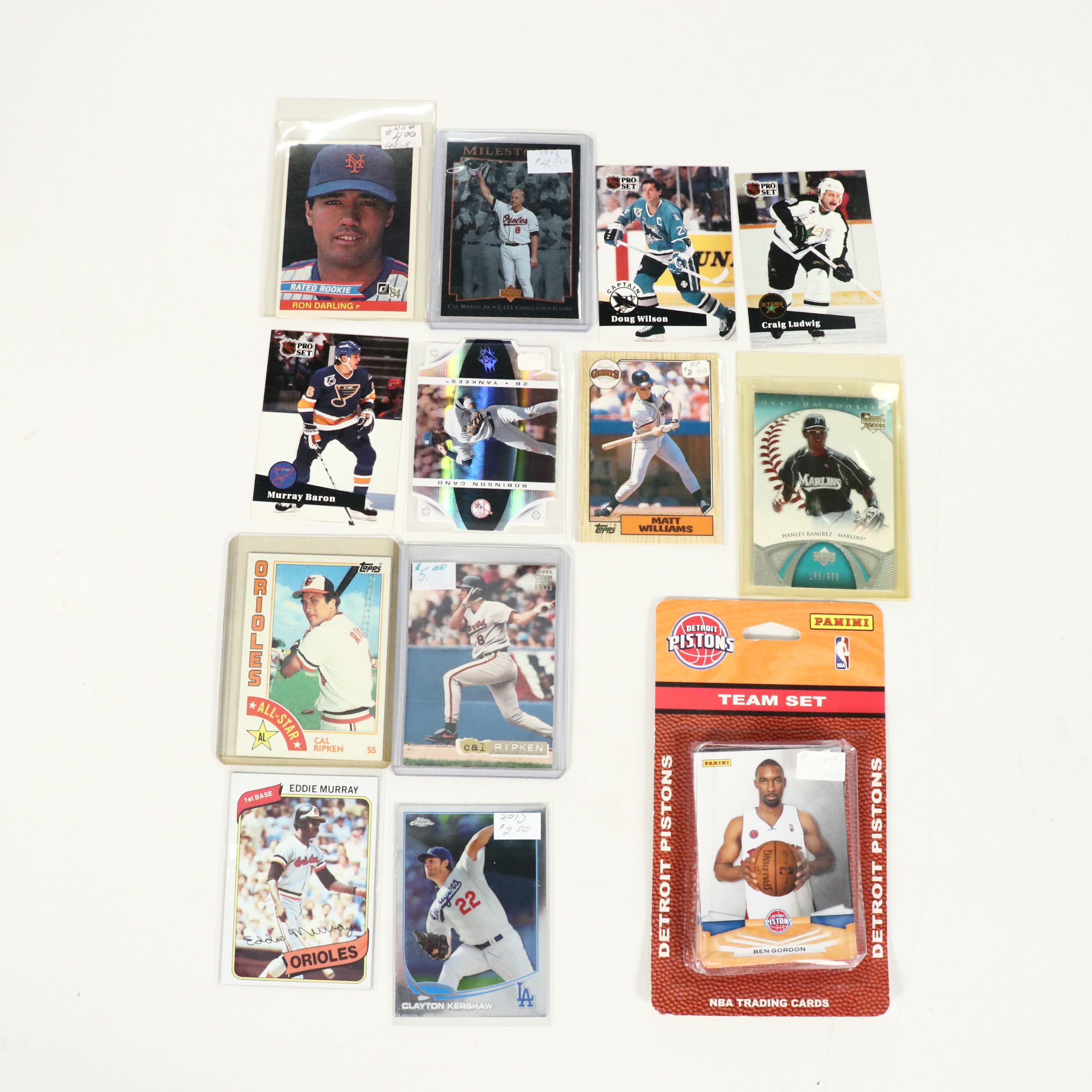 Topps with Other Sports Cards Featuring Joey Votto and Tony Gwynn Rookies