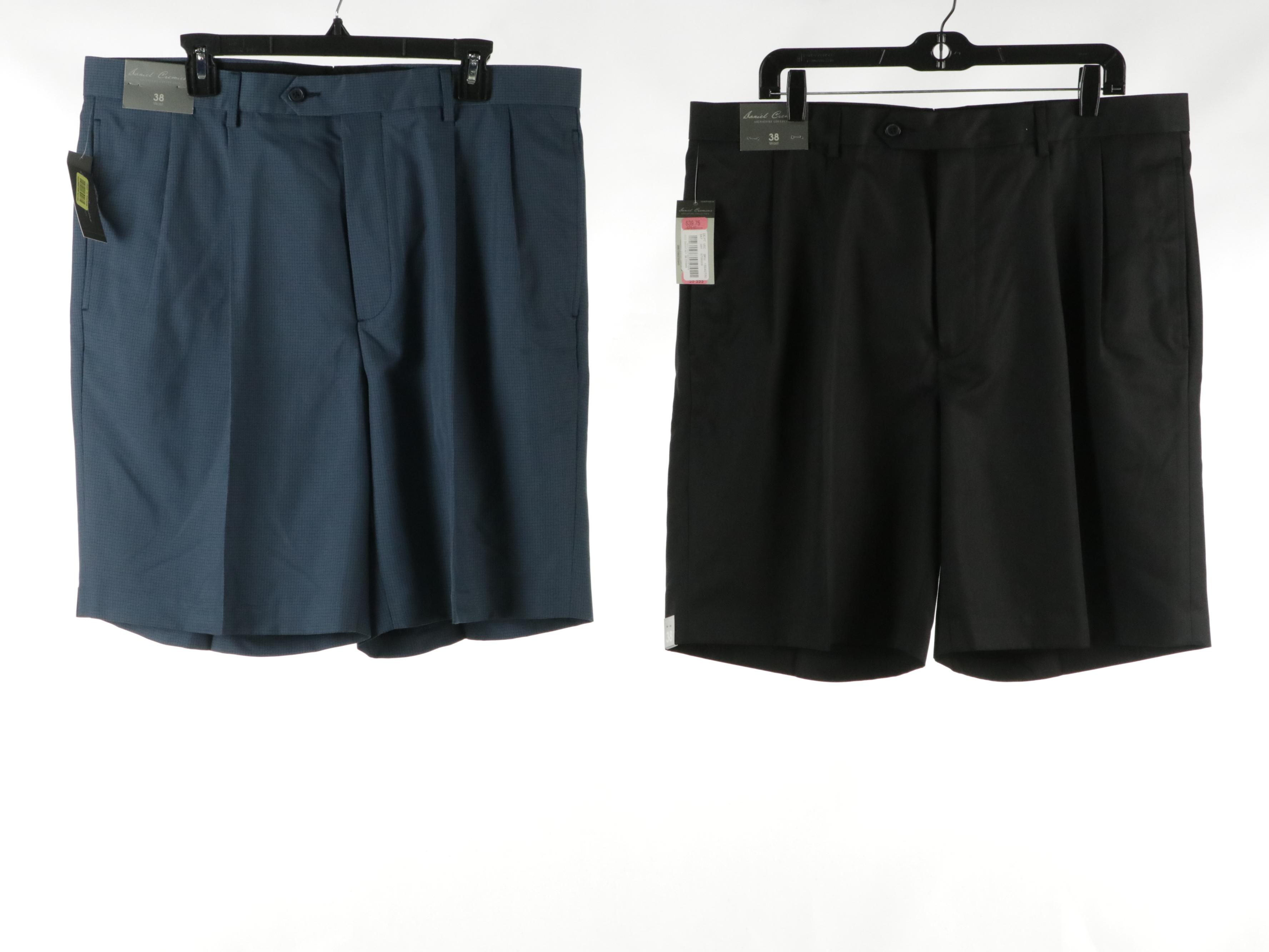 Men's Daniel Cremieux Pleated, Alan Flusser Pink and Lands' End Cargo Shorts