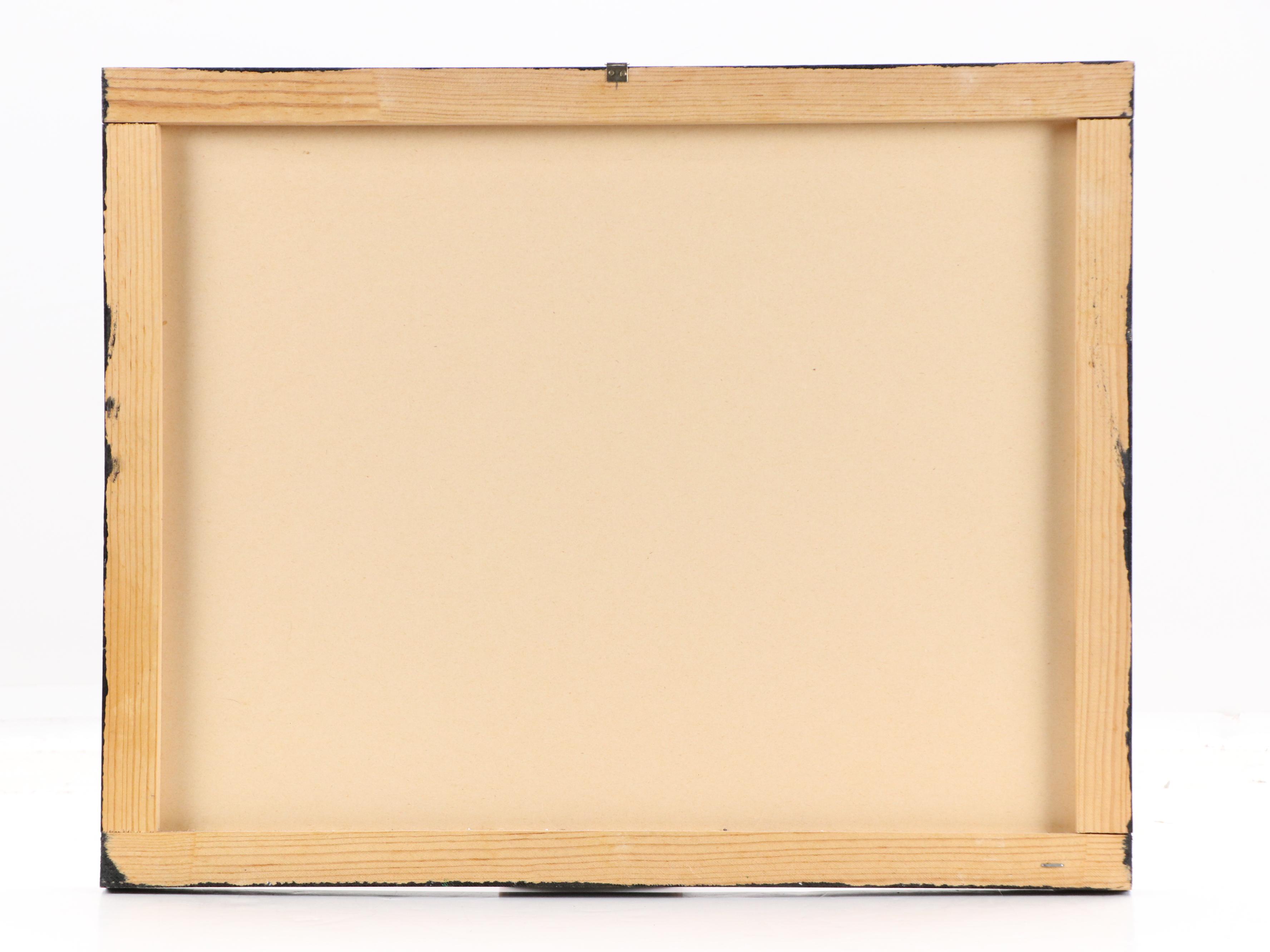 Lédée-Louis Pompi Coastal Landscape Acrylic Painting, 1990