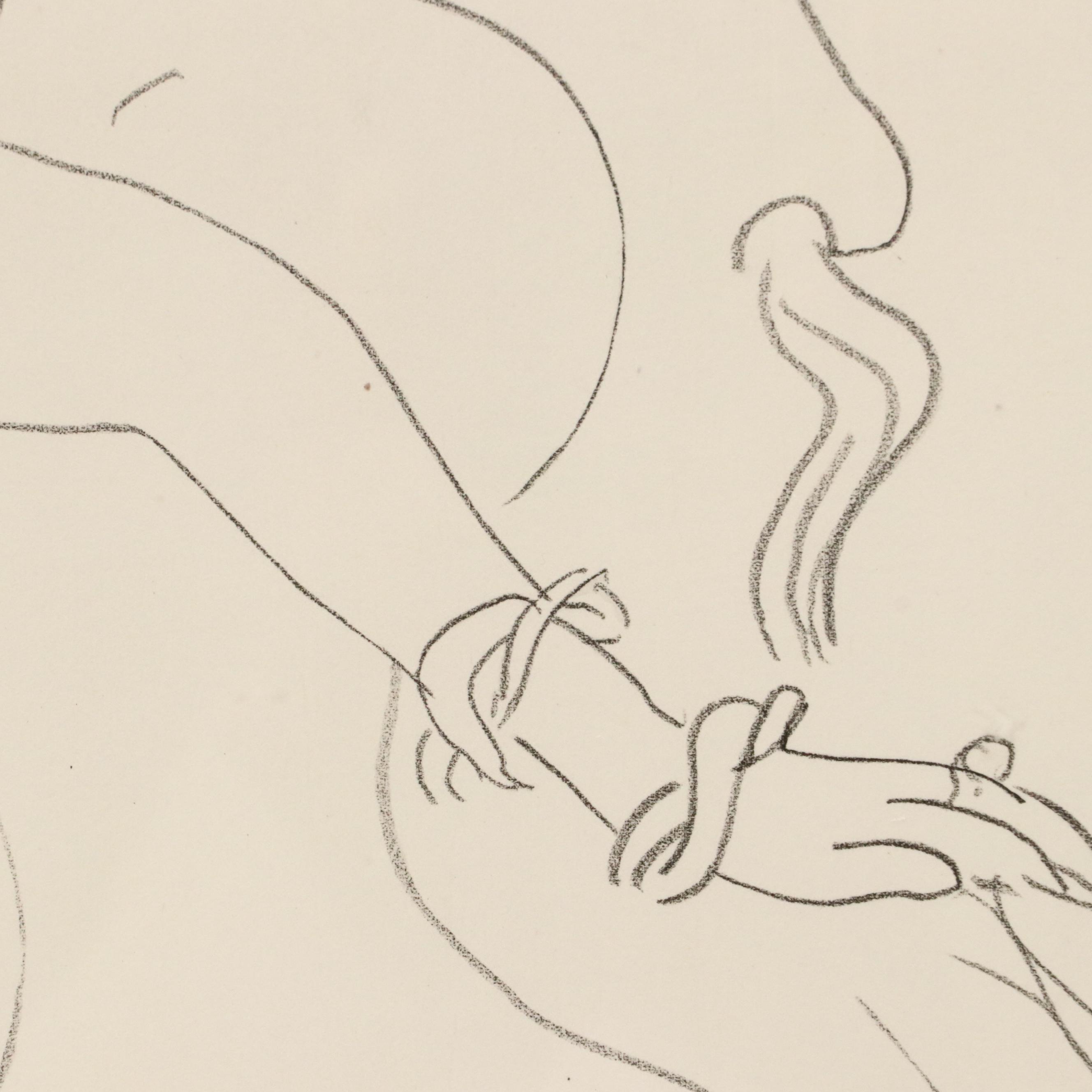 Henri Matisse Lithograph "Theme E, Variation 5," 1941