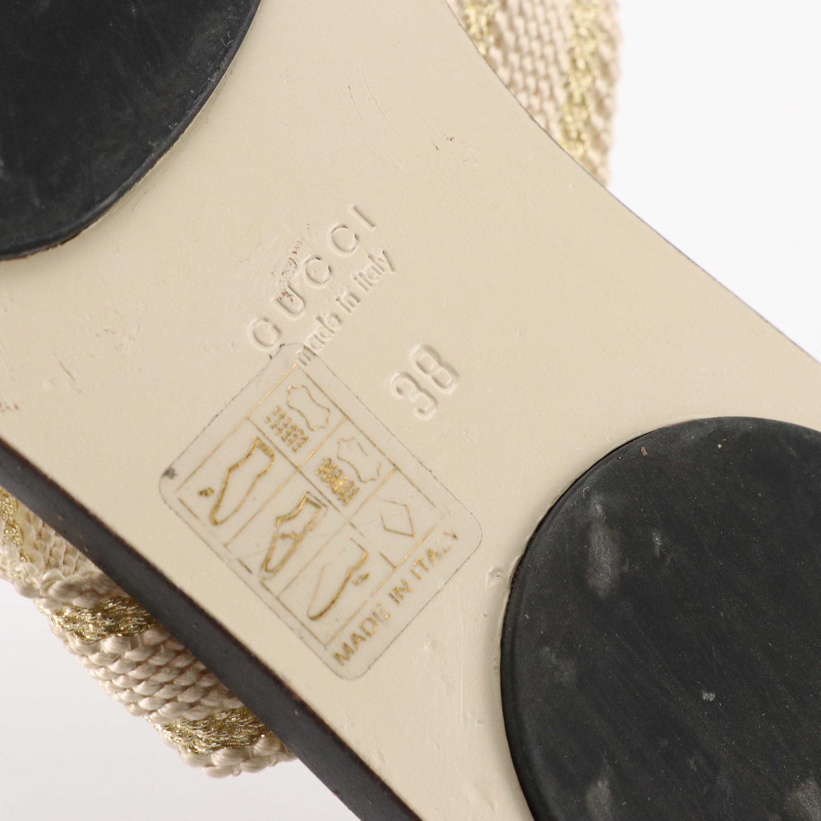 Gucci Interlocking GG Patent Leather/Guccissima Thong Sandals