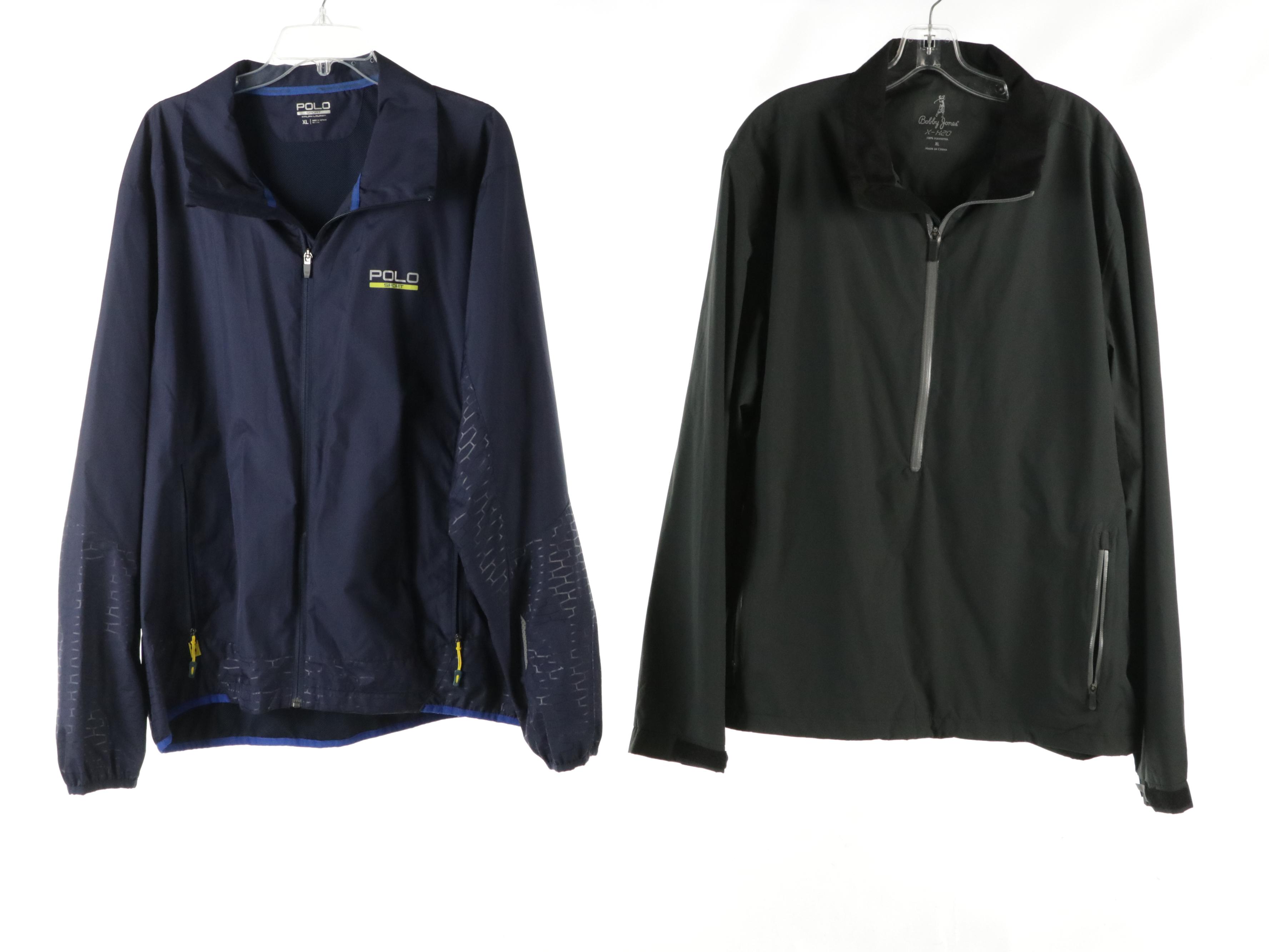 Men's Polo Sport Ralph Lauren, Columbia, Lands' End Zipper-Front & Other Jackets