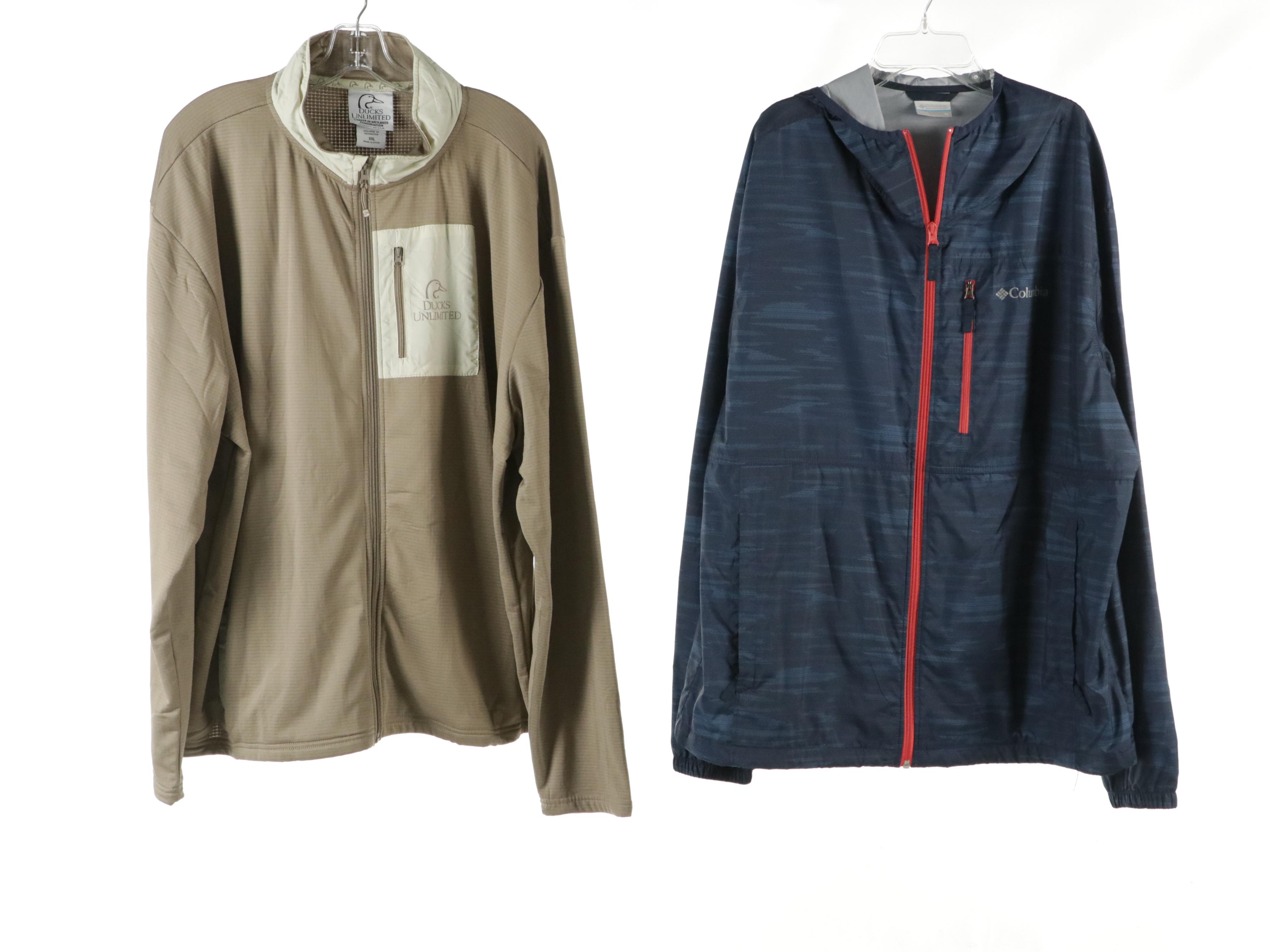 Men's Polo Sport Ralph Lauren, Columbia, Lands' End Zipper-Front & Other Jackets