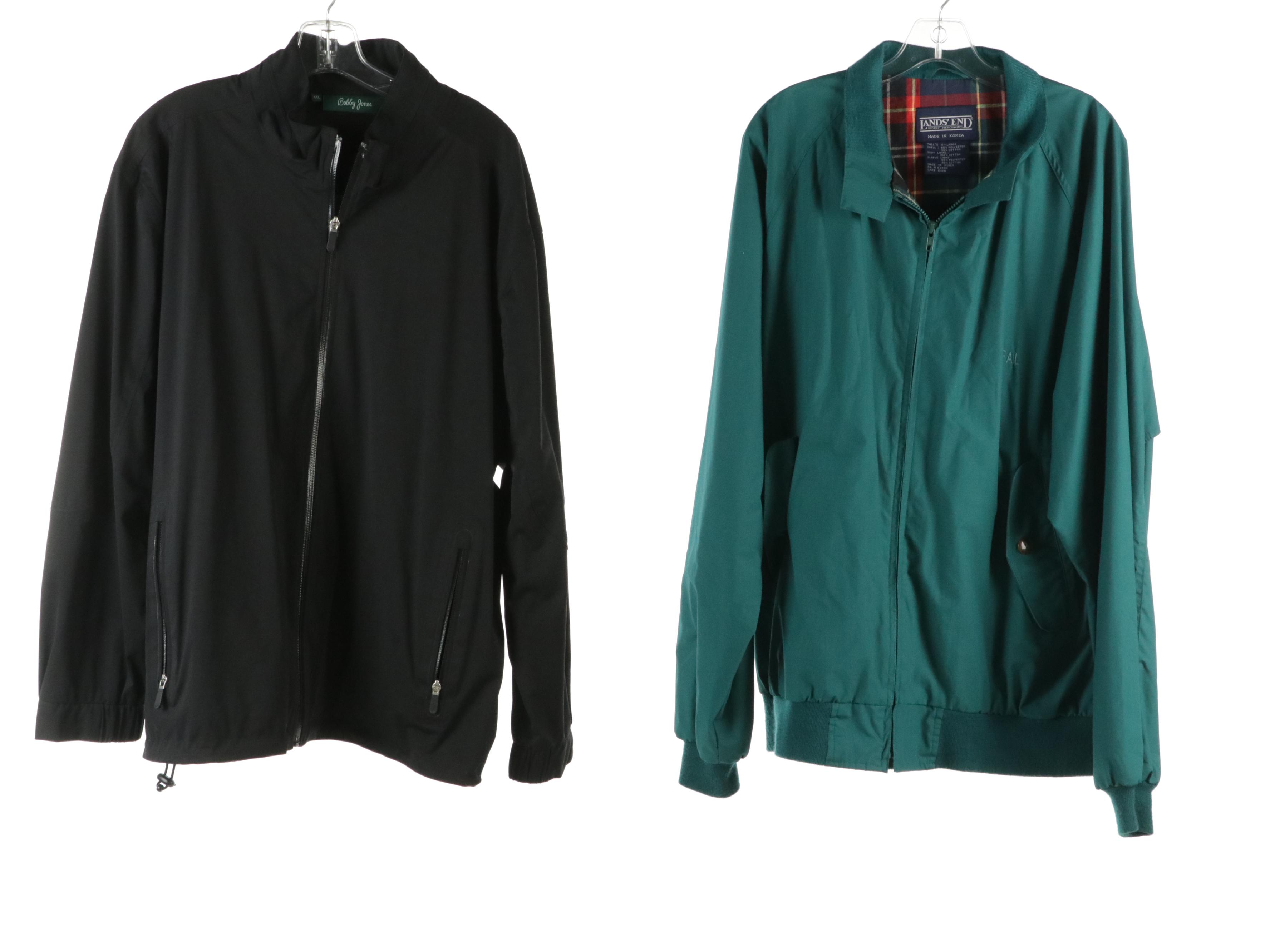 Men's Polo Sport Ralph Lauren, Columbia, Lands' End Zipper-Front & Other Jackets