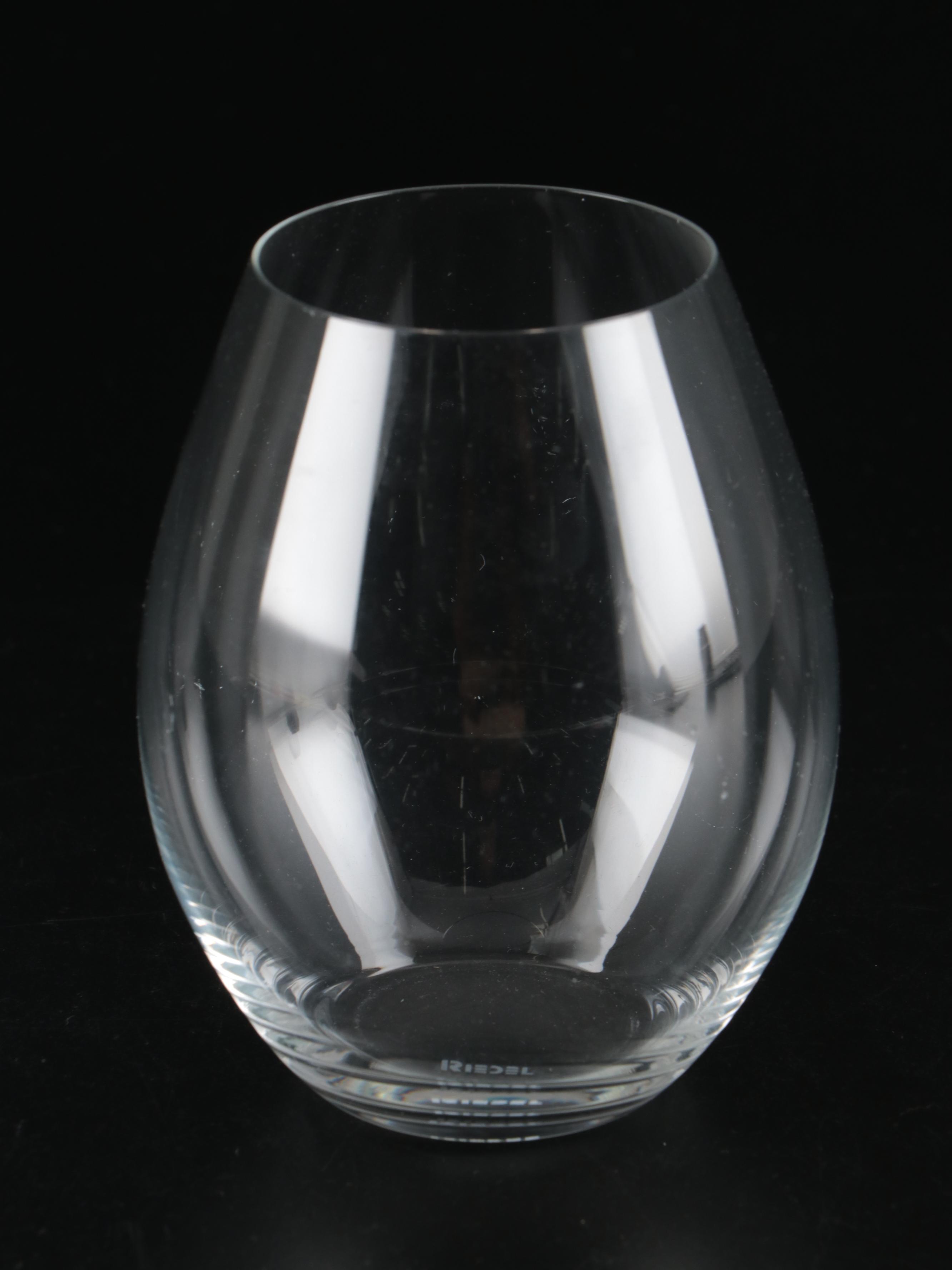 Riedel Glass Stemless Wine Glasses with Other Stemless Wine Glasses