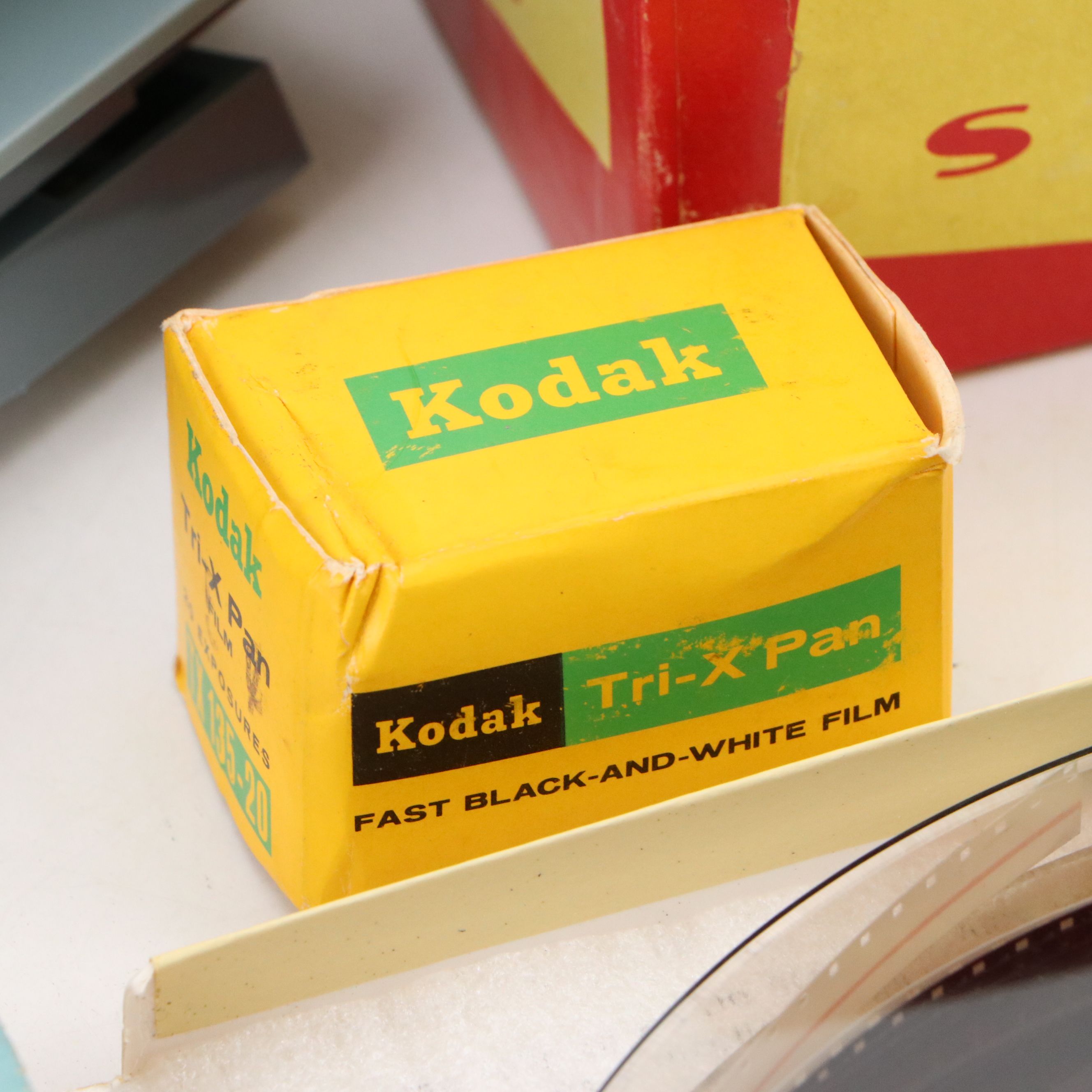 Kodak Instamatic M80 Movie Projector with Radex Co. Slide Organizer and More