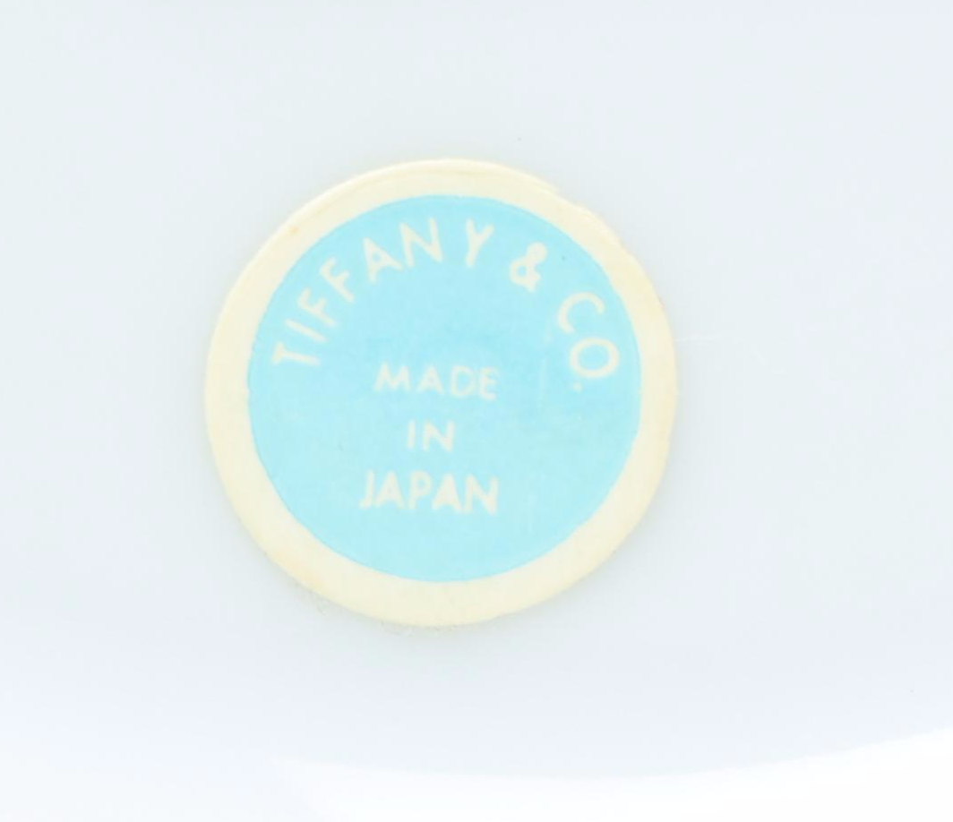 Tiffany & Co. Floral Porcelain Decorative Box and Other Zebra Stripe Ceramic Box