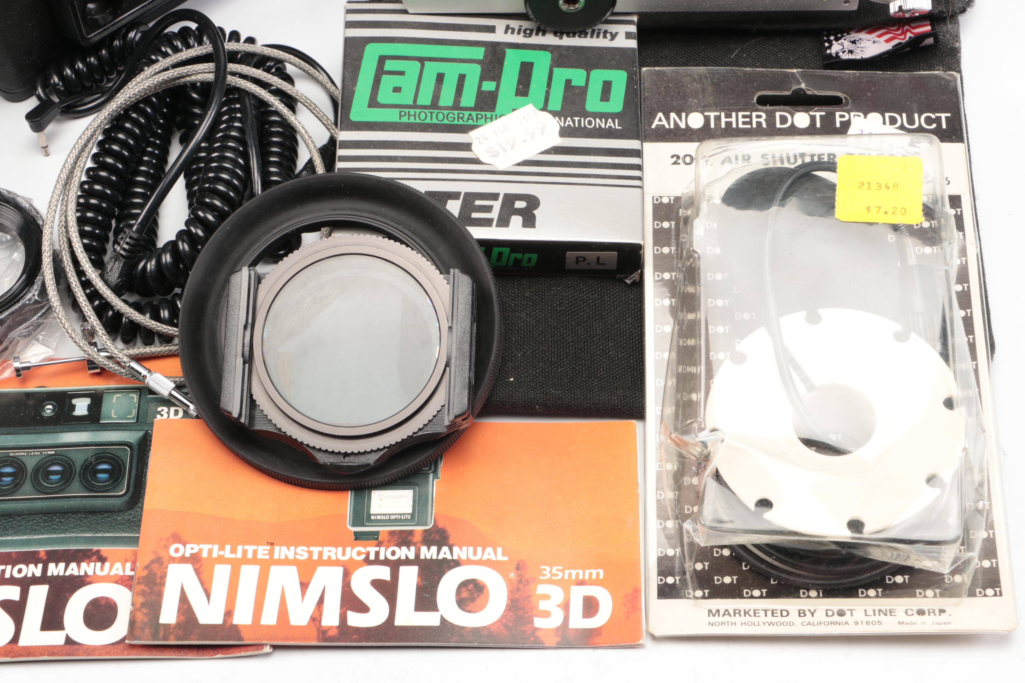 Nikon FE with MD-12 Motor Drive with Other Camera and Accessories