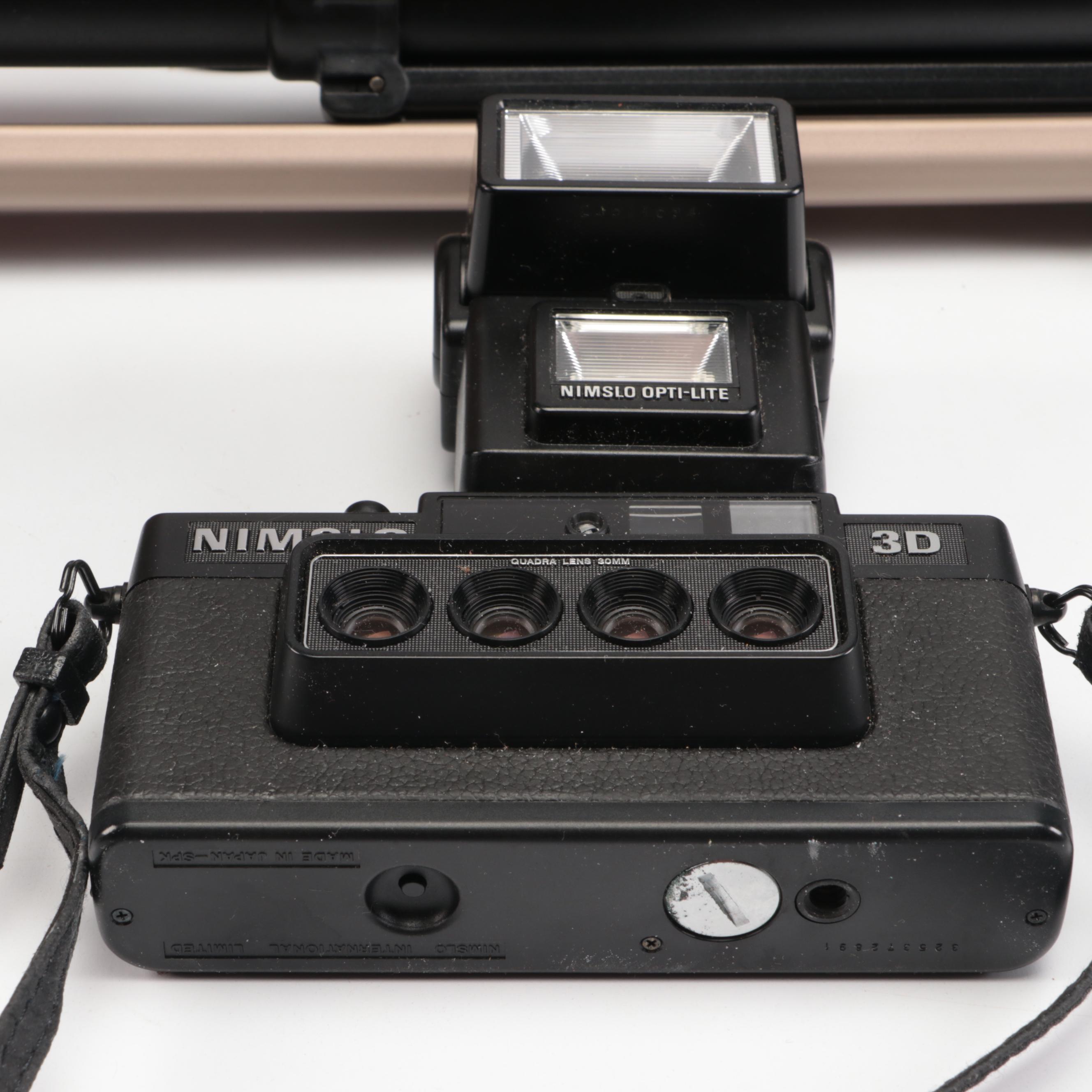 Nikon FE with MD-12 Motor Drive with Other Camera and Accessories