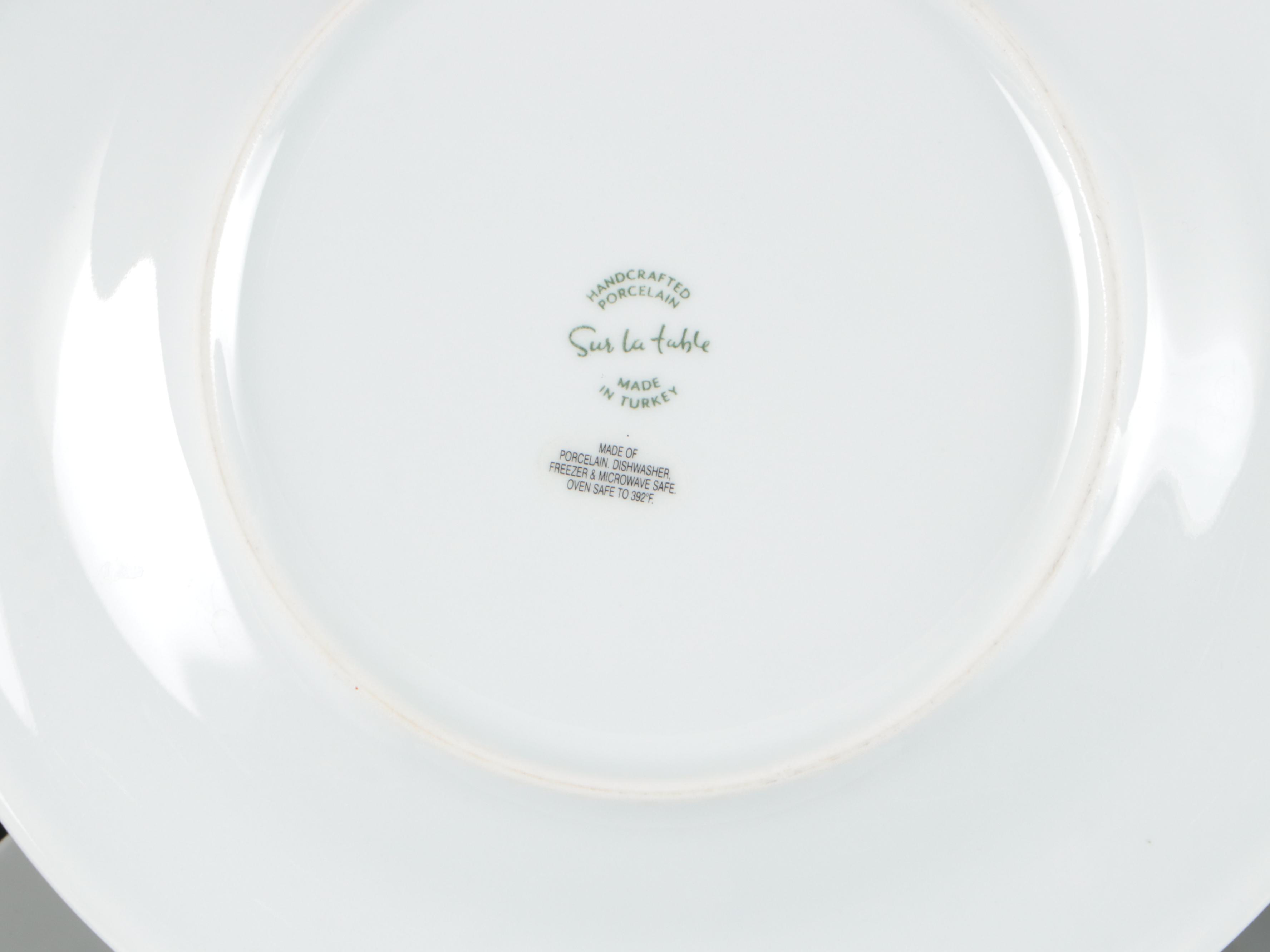 Sur La Table Porcelain Dinnerware