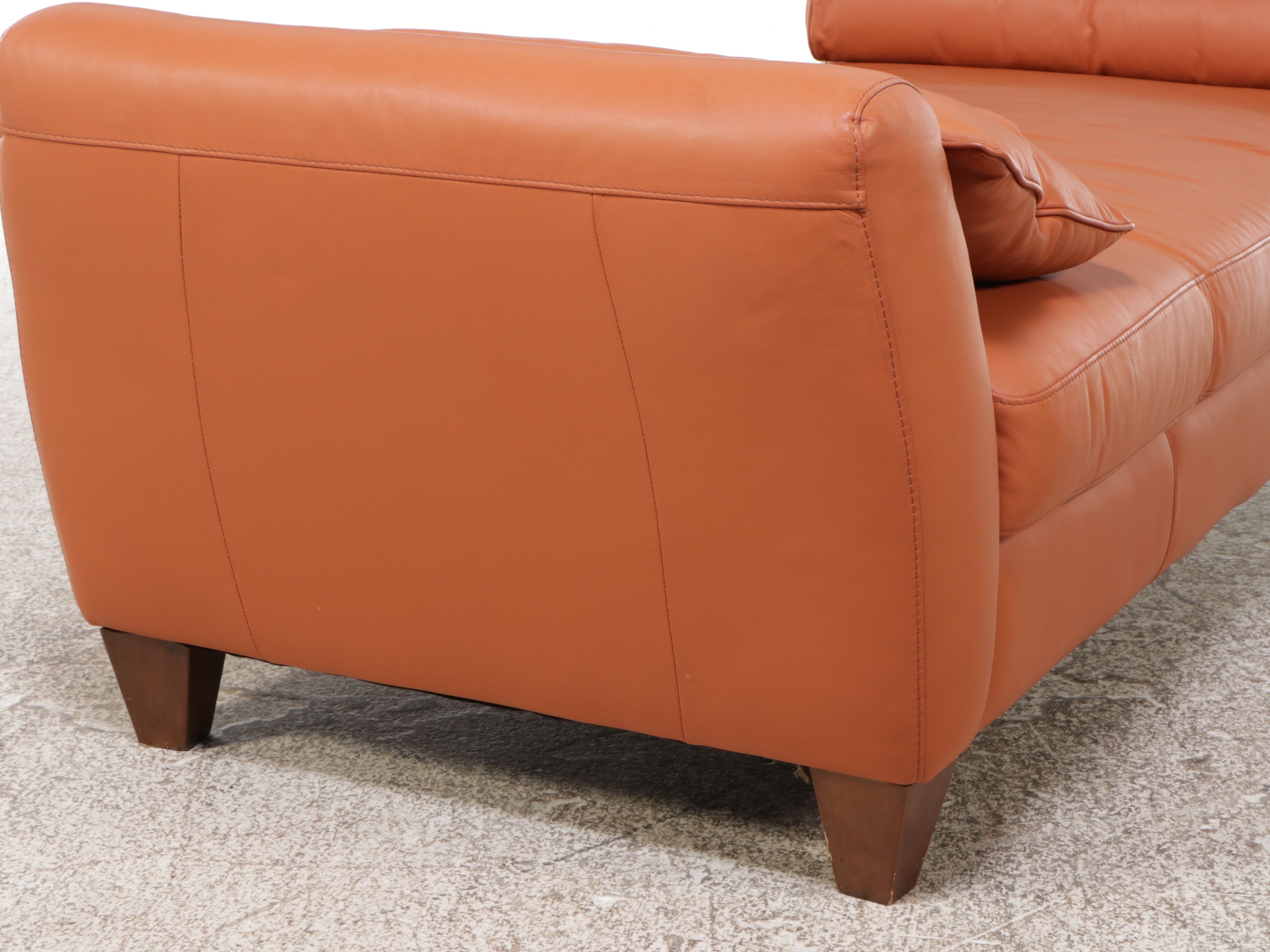 Leather Chaise Sofa
