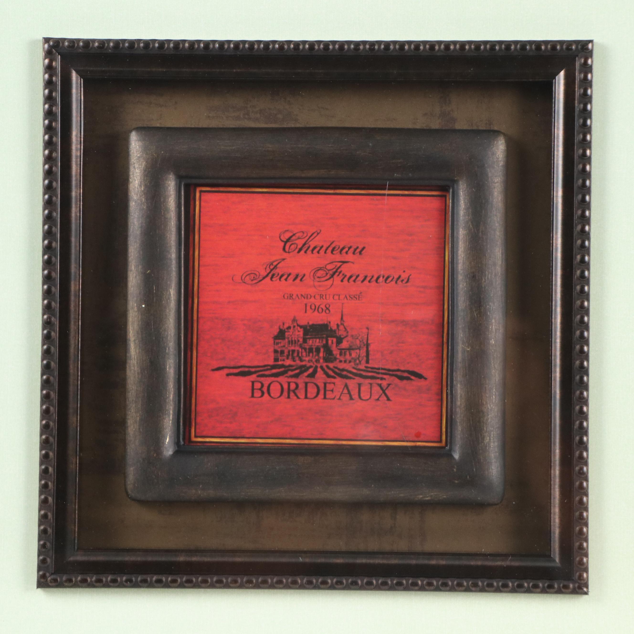 Chateau Jean Francois Grand Cru Classe 1968 Prints