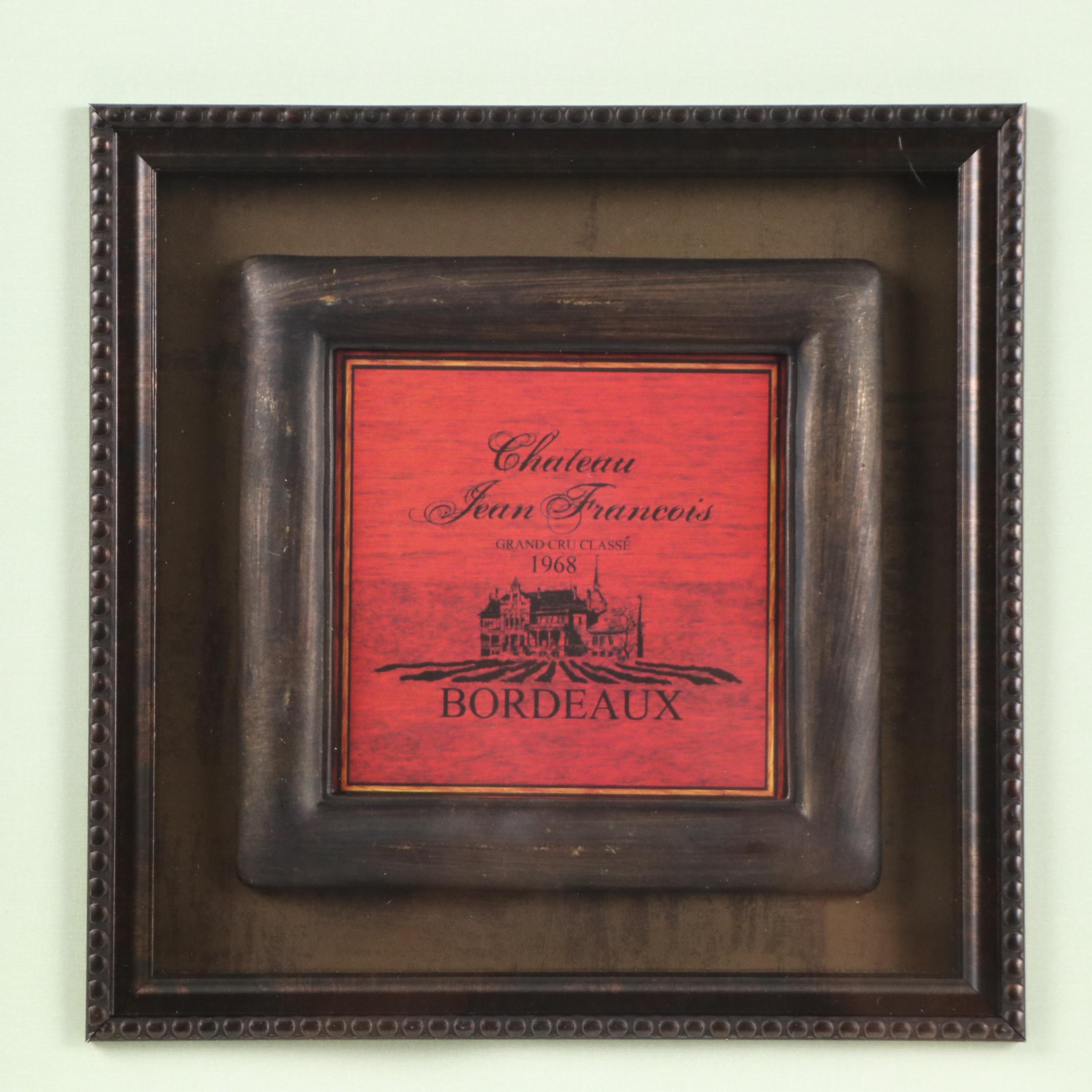 Chateau Jean Francois Grand Cru Classe 1968 Prints