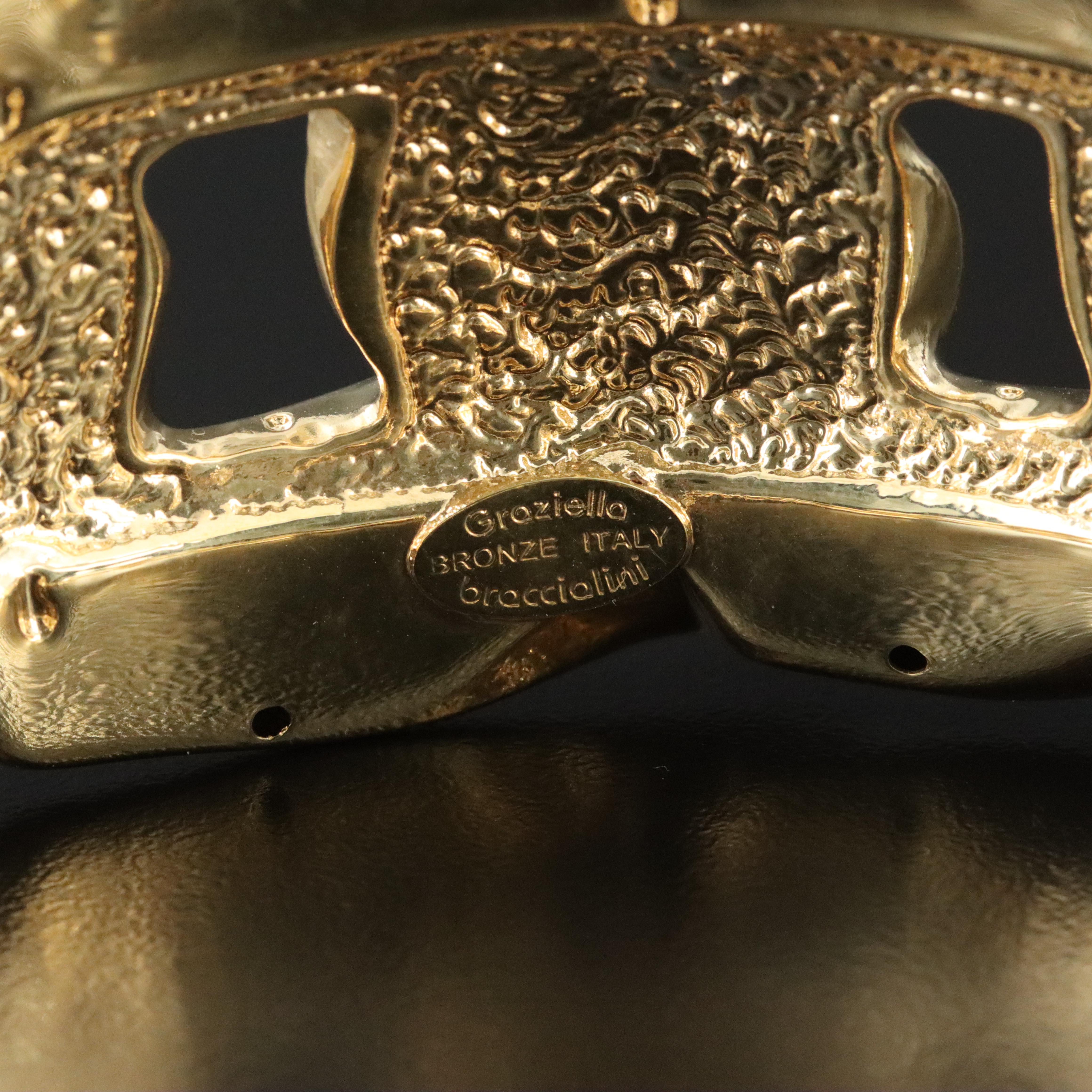 Graziella Braccialini Enamel and Gold-Tone Bracelet