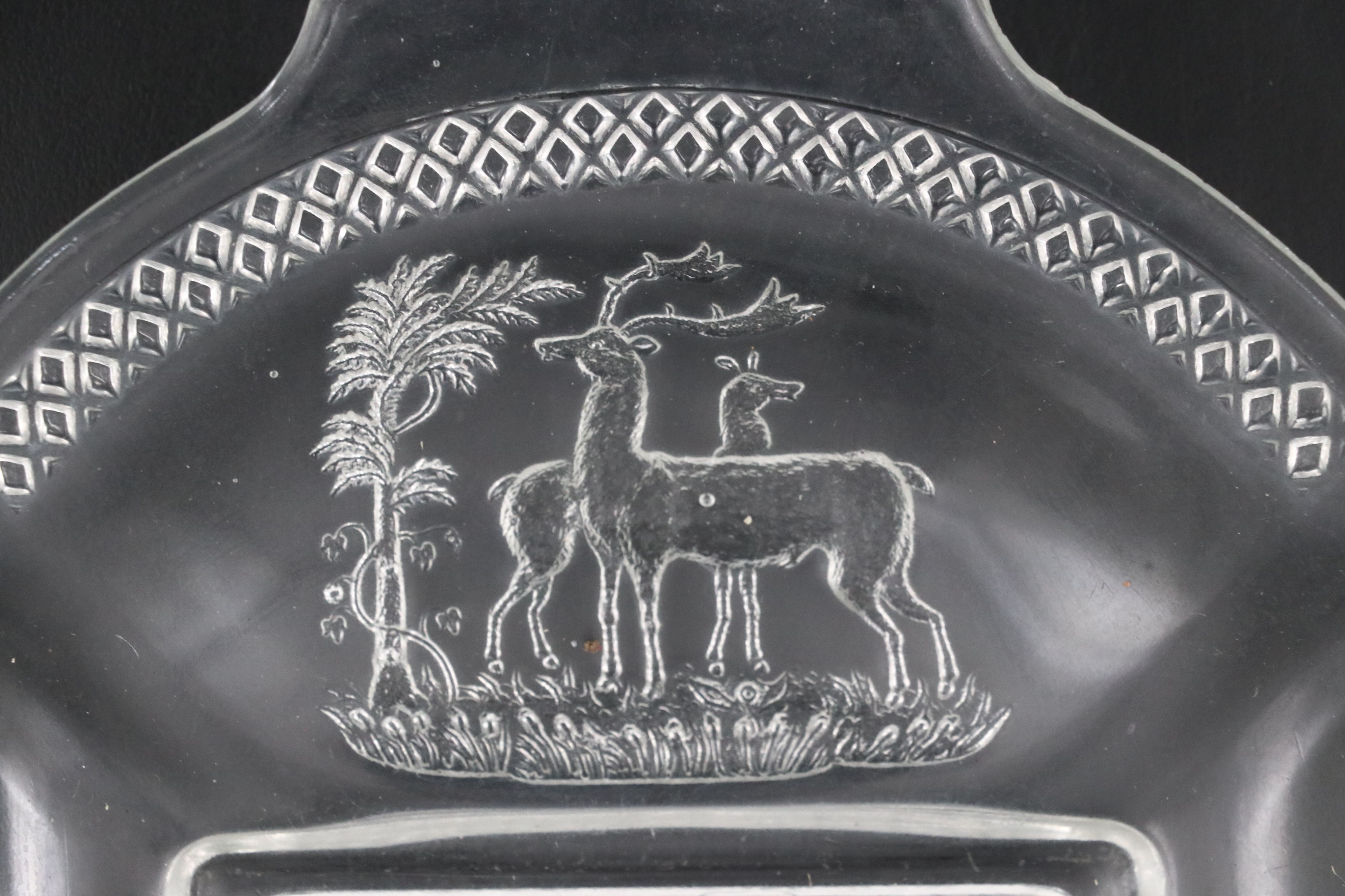 EAPG McKee Bros. "Diamond Block" Bread Trays and Berry Bowls, Late 19th Century