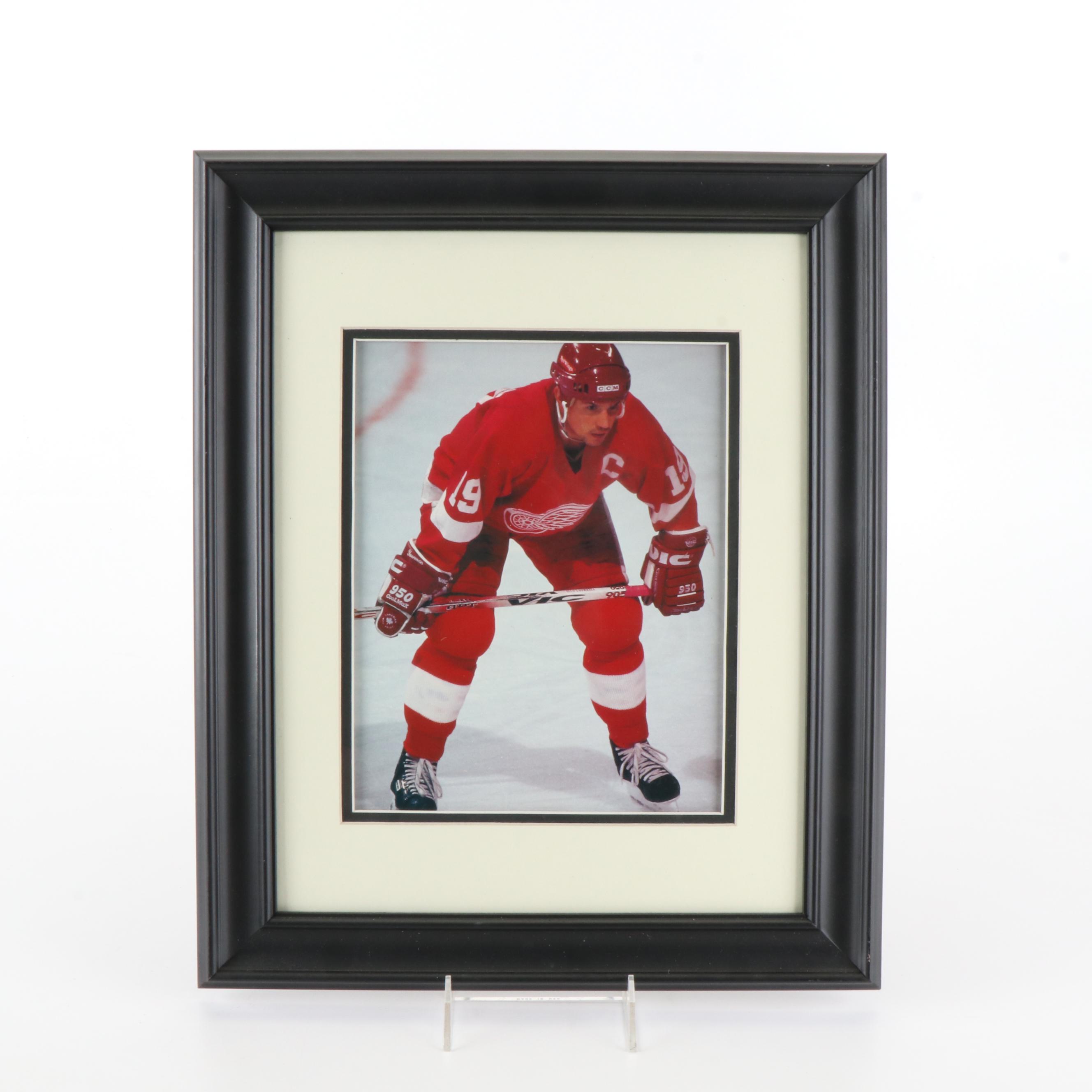 Five Framed Detroit Red Wings Hockey Prints