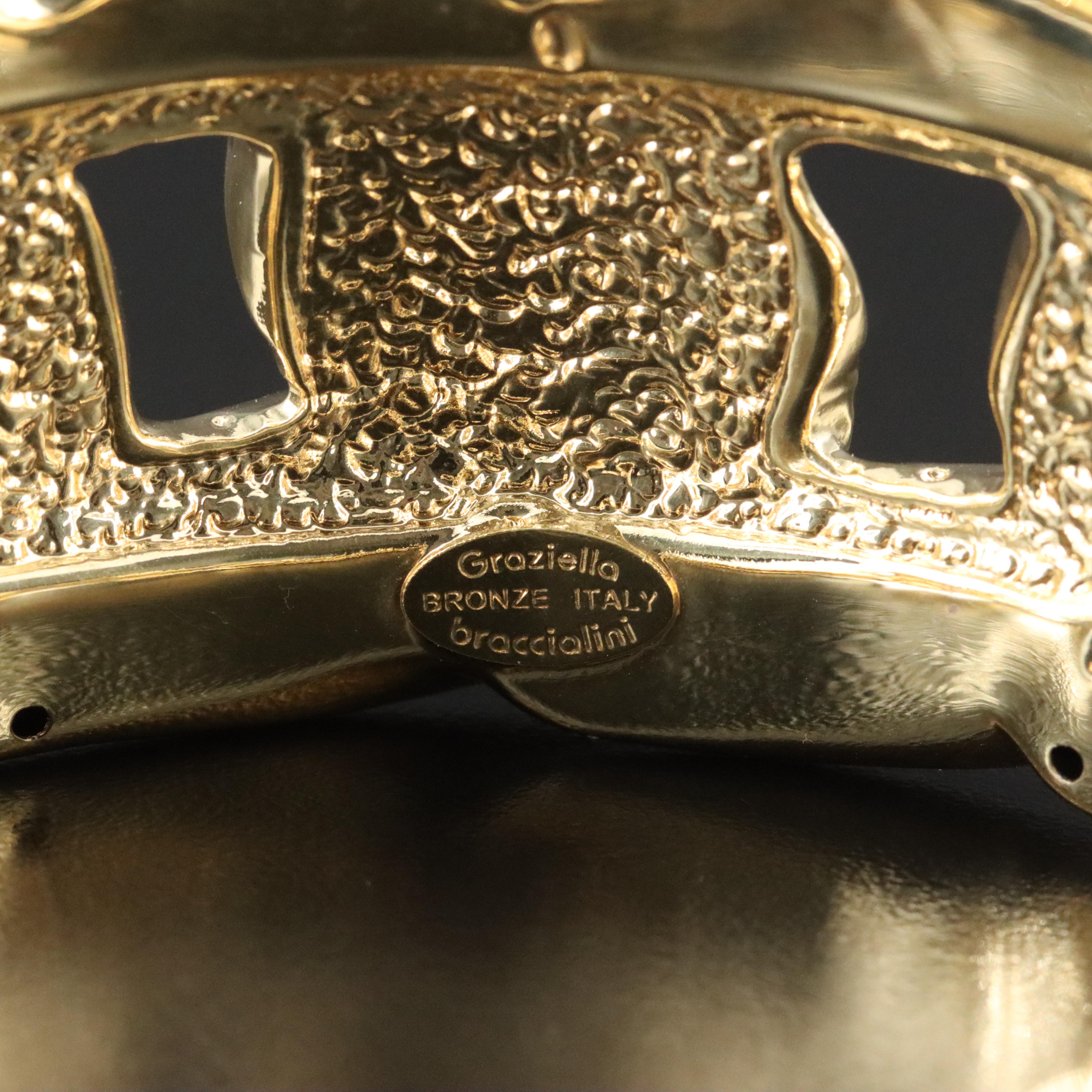 Graziella Braccialini Enamel and Gold-Tone Bracelet