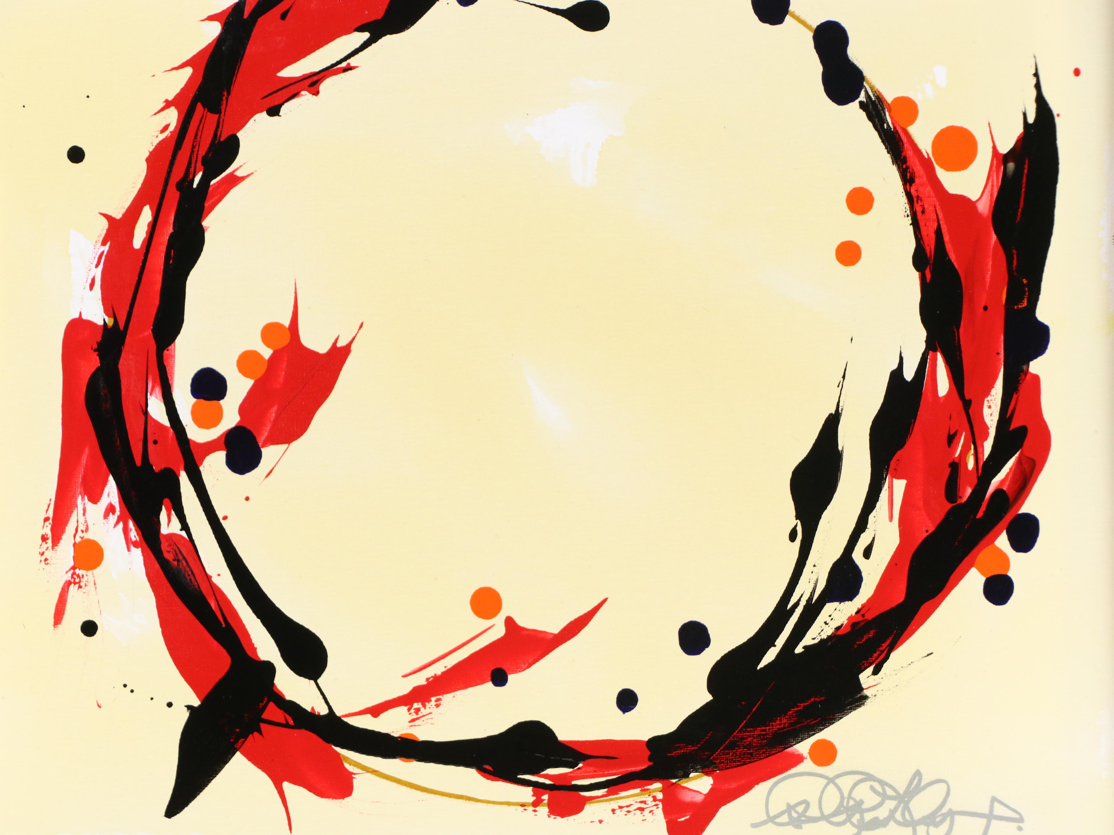 Robert R. Lackney Abstract Acrylic Painting "Vandania," 21st Century