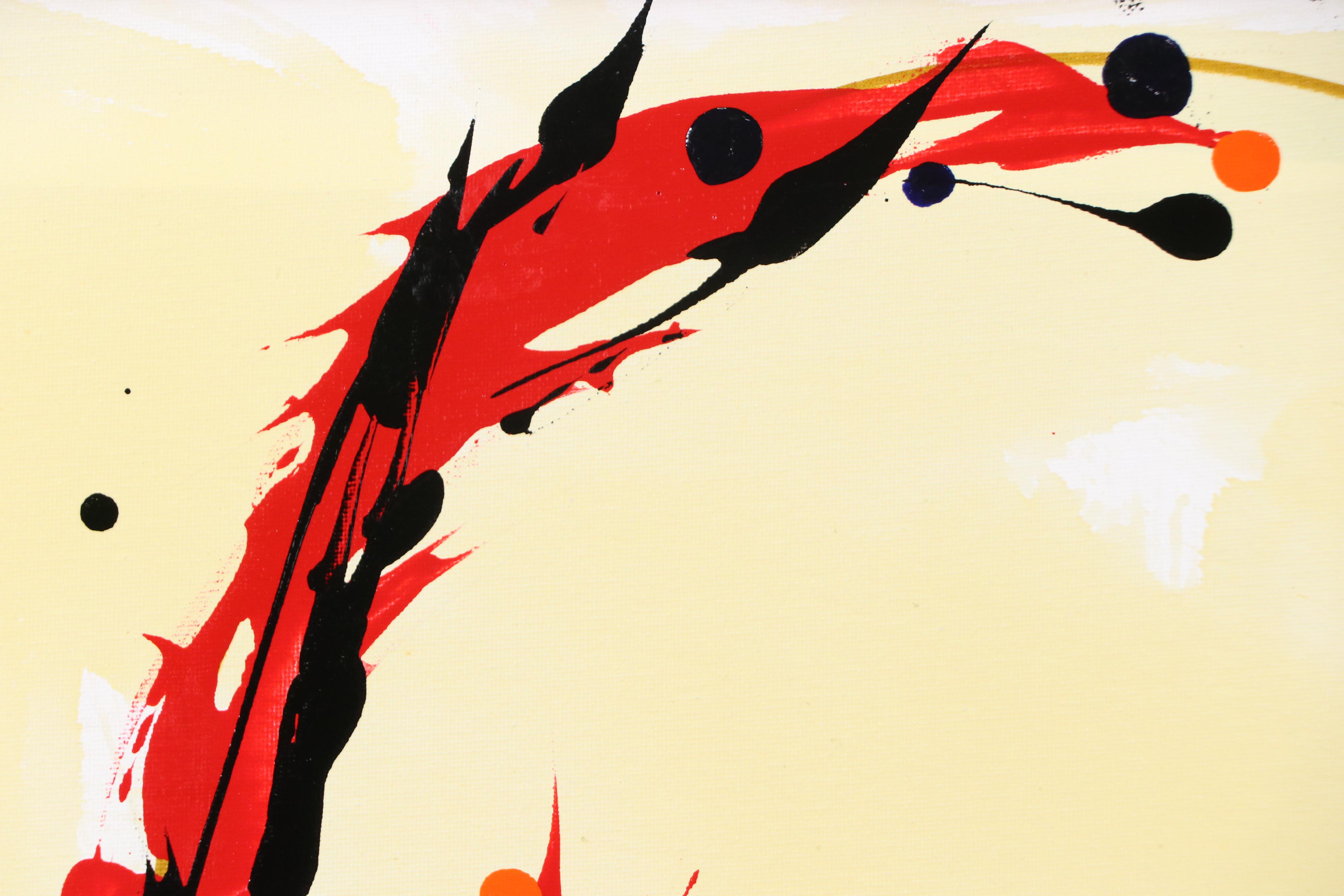 Robert R. Lackney Abstract Acrylic Painting "Vandania," 21st Century