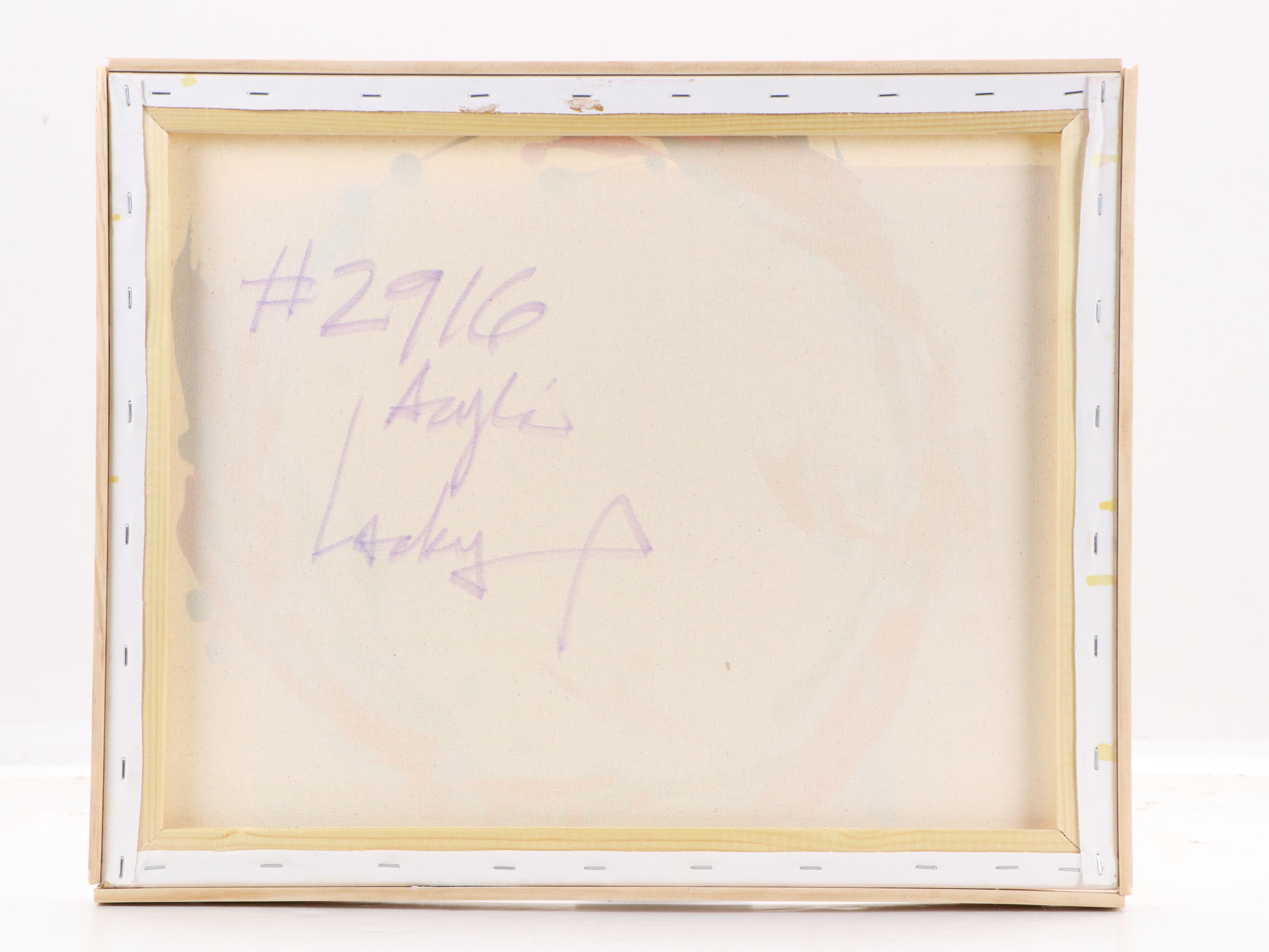 Robert R. Lackney Abstract Acrylic Painting "Vandania," 21st Century