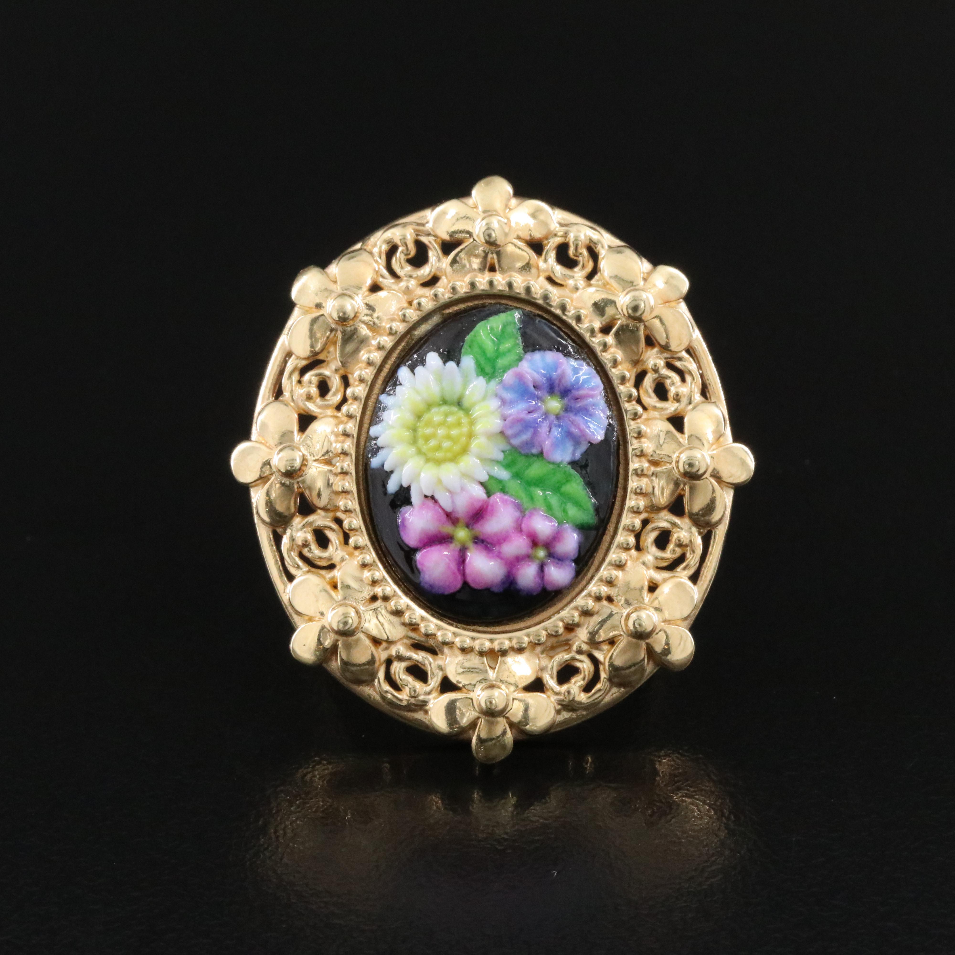 Braccialini Sterling Resin Flower Ring