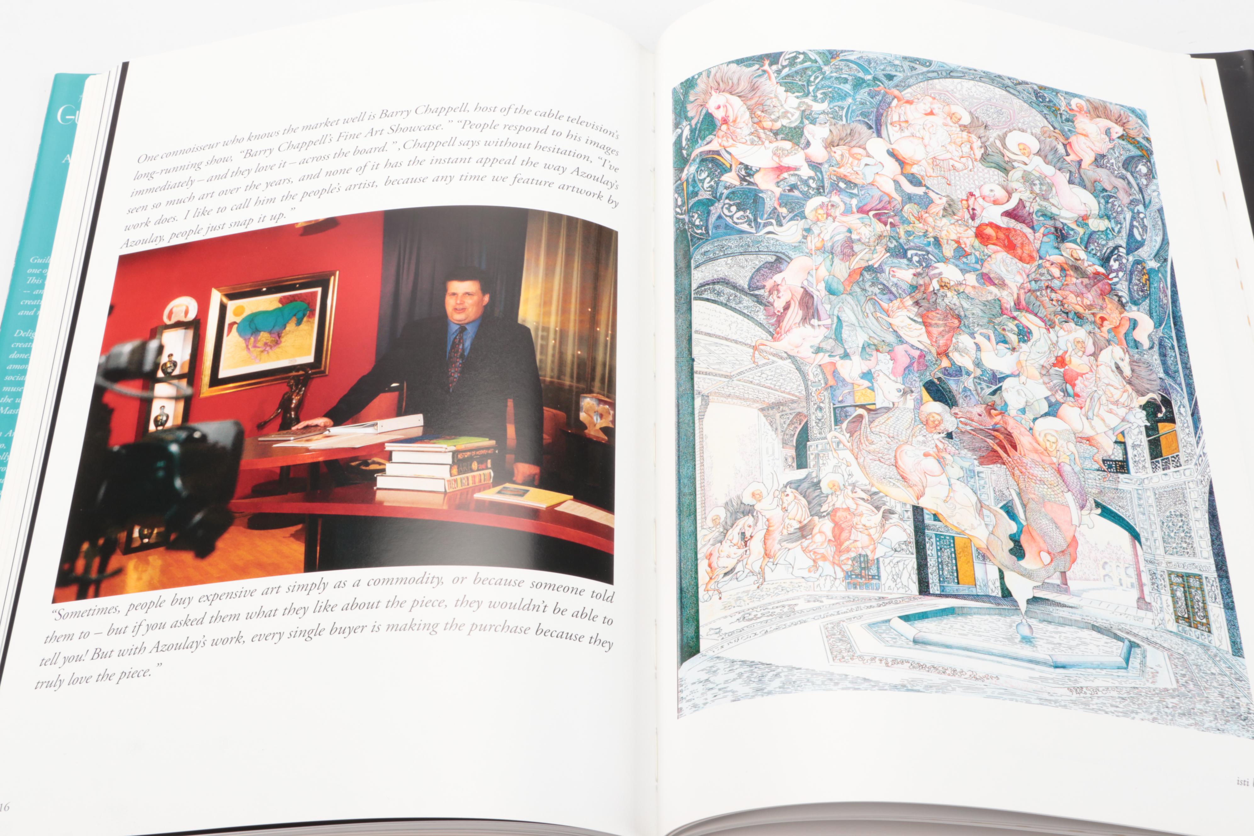 Signed First Edition "Along the Lines of Guillaume Azoulay," 2005