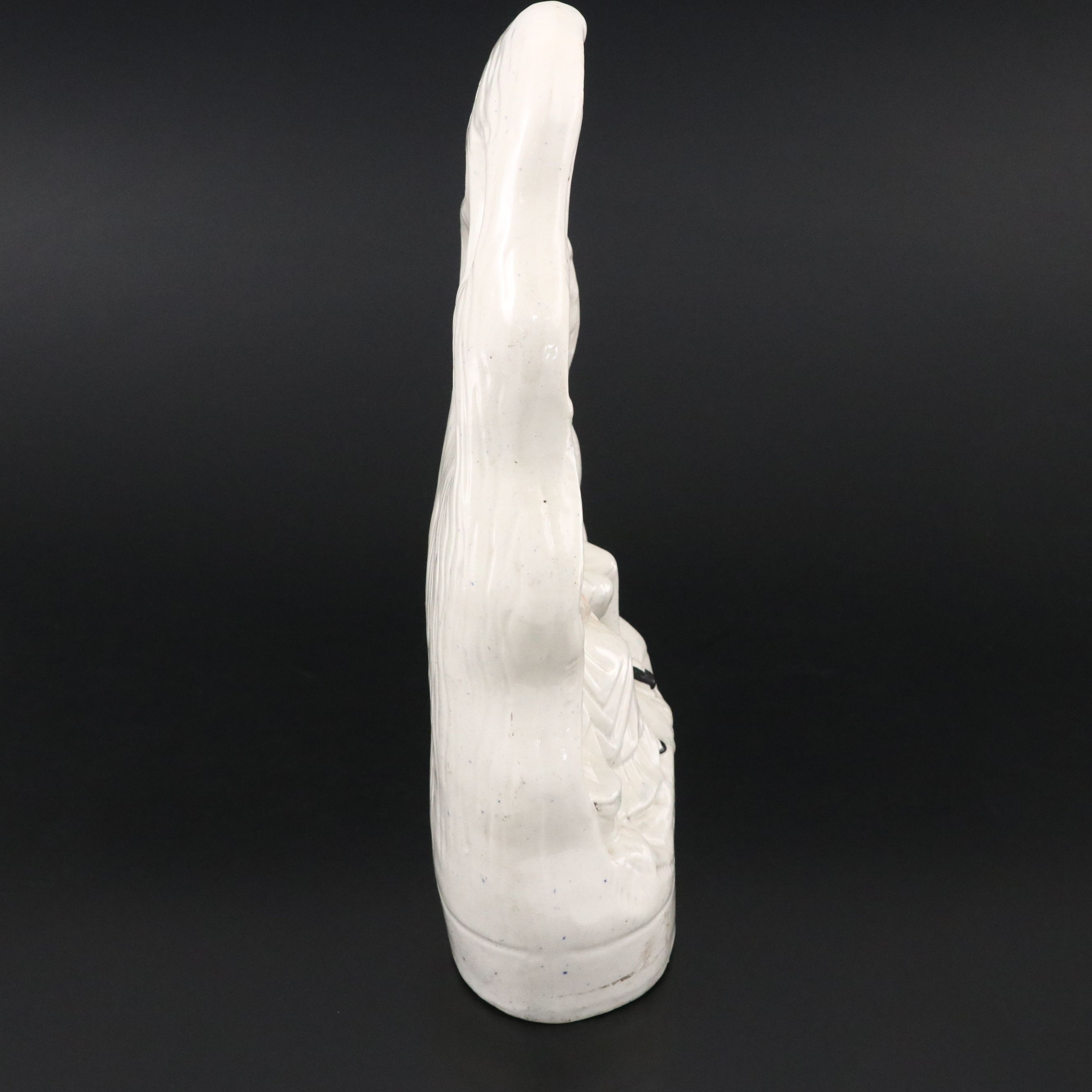 Staffordshire Couple Under Arbor Flatback Figurine, Mid to Late 19th Century