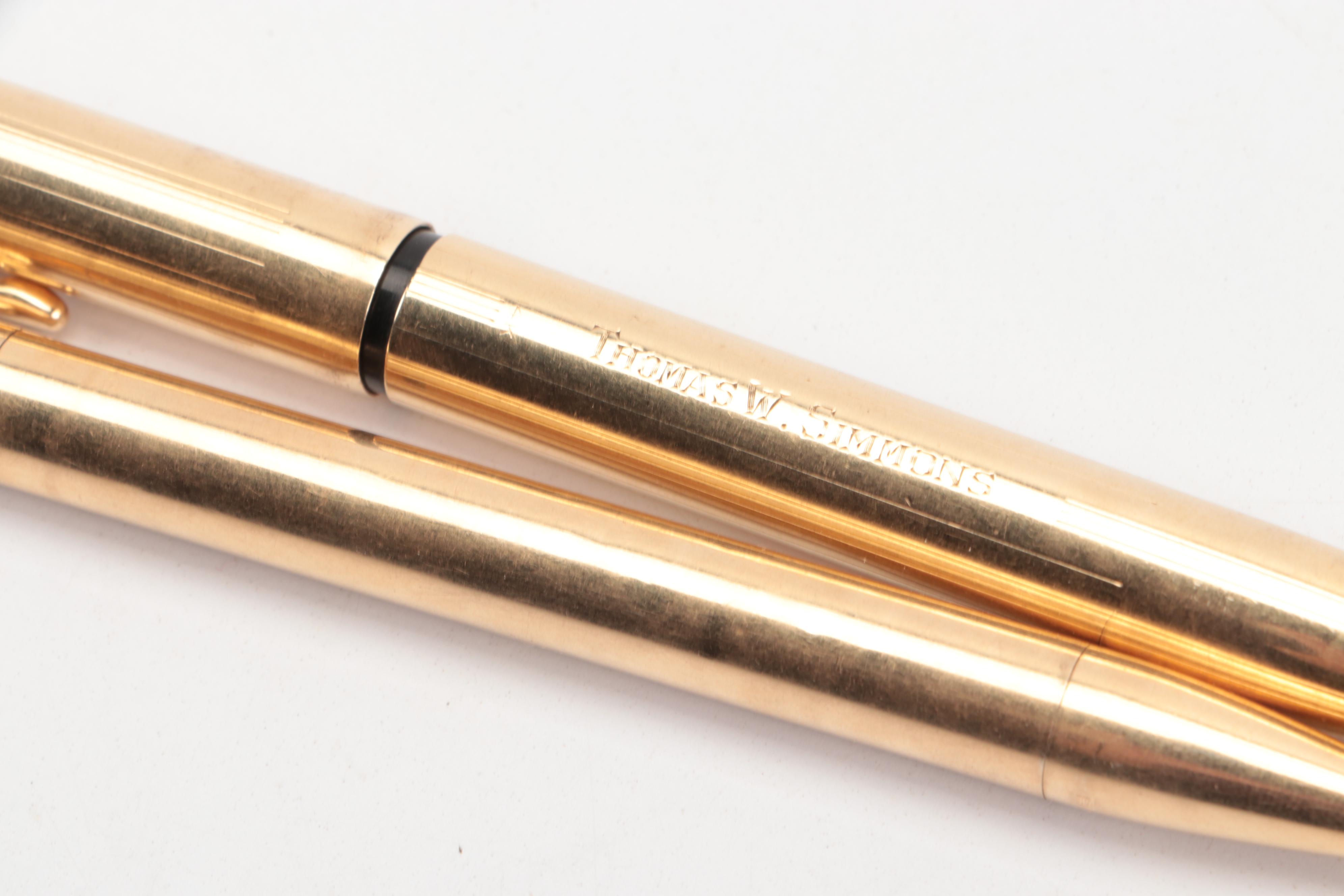 14K Fountain Pen and Mechanical Pencil Set with Sheaffer's Lifetime 14K Nib