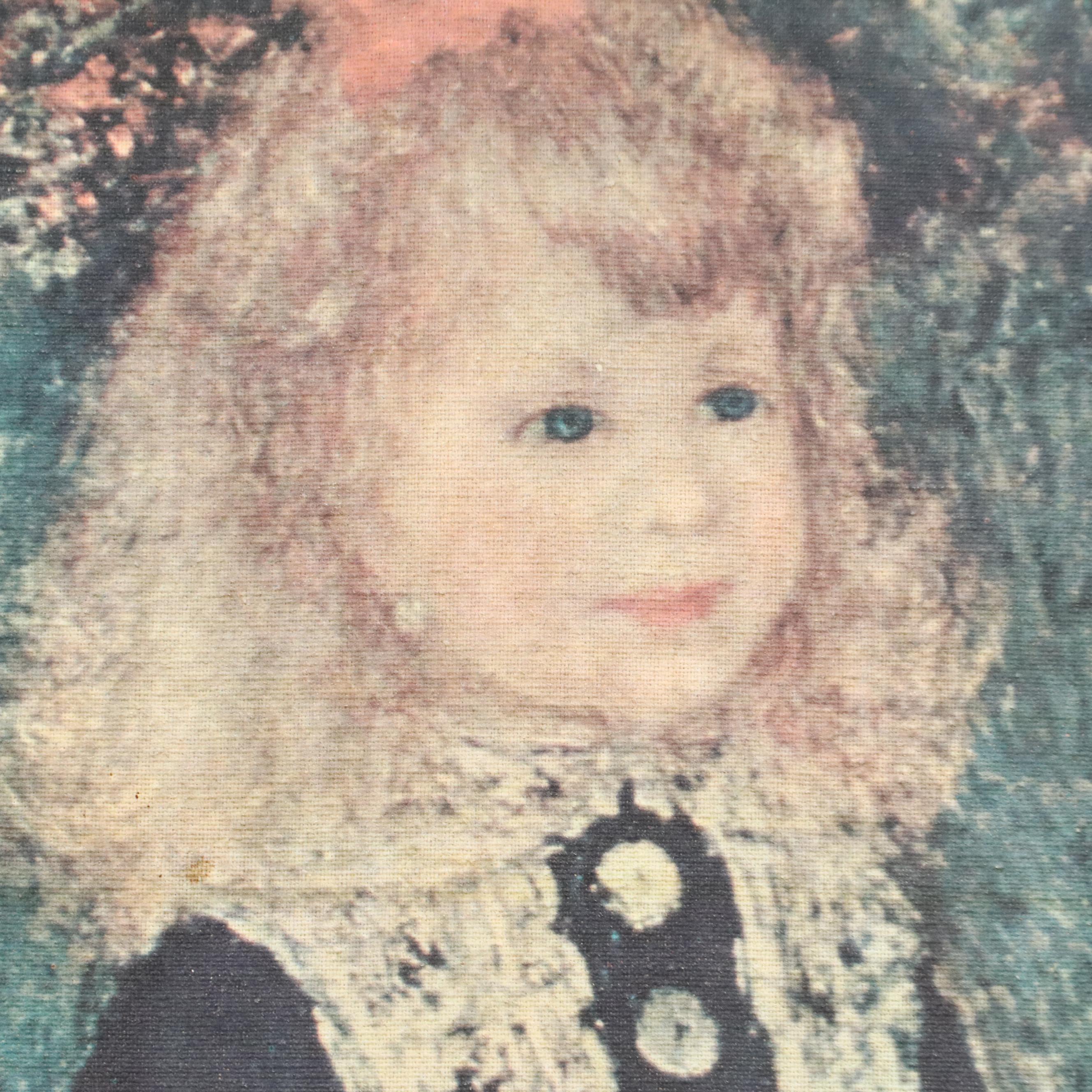 Offset Lithograph After Renoir "A Girl with a Watering Can"