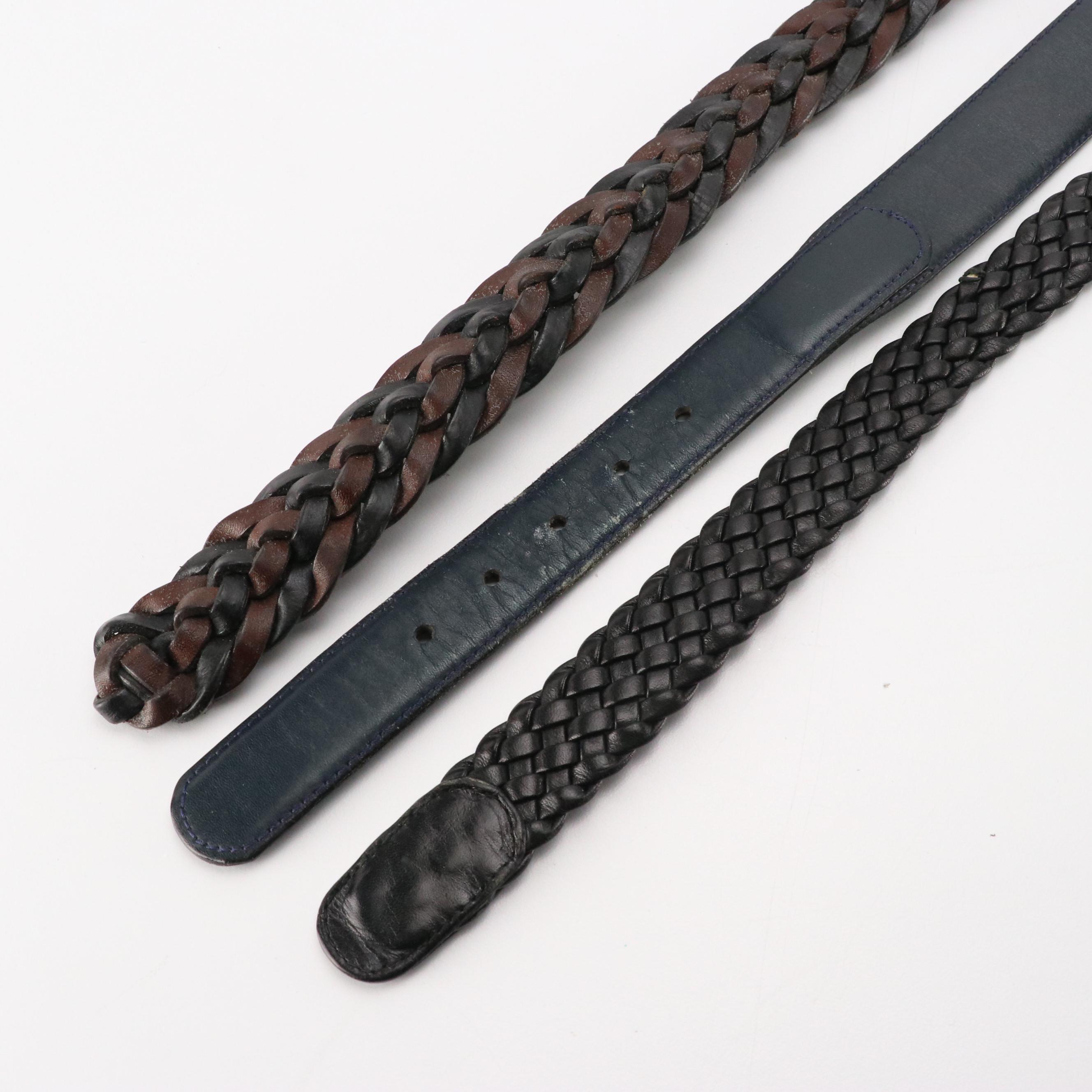 Men's Collection of Leather Belts from Polo Ralph Lauren, Bally, L'Aiglon & More