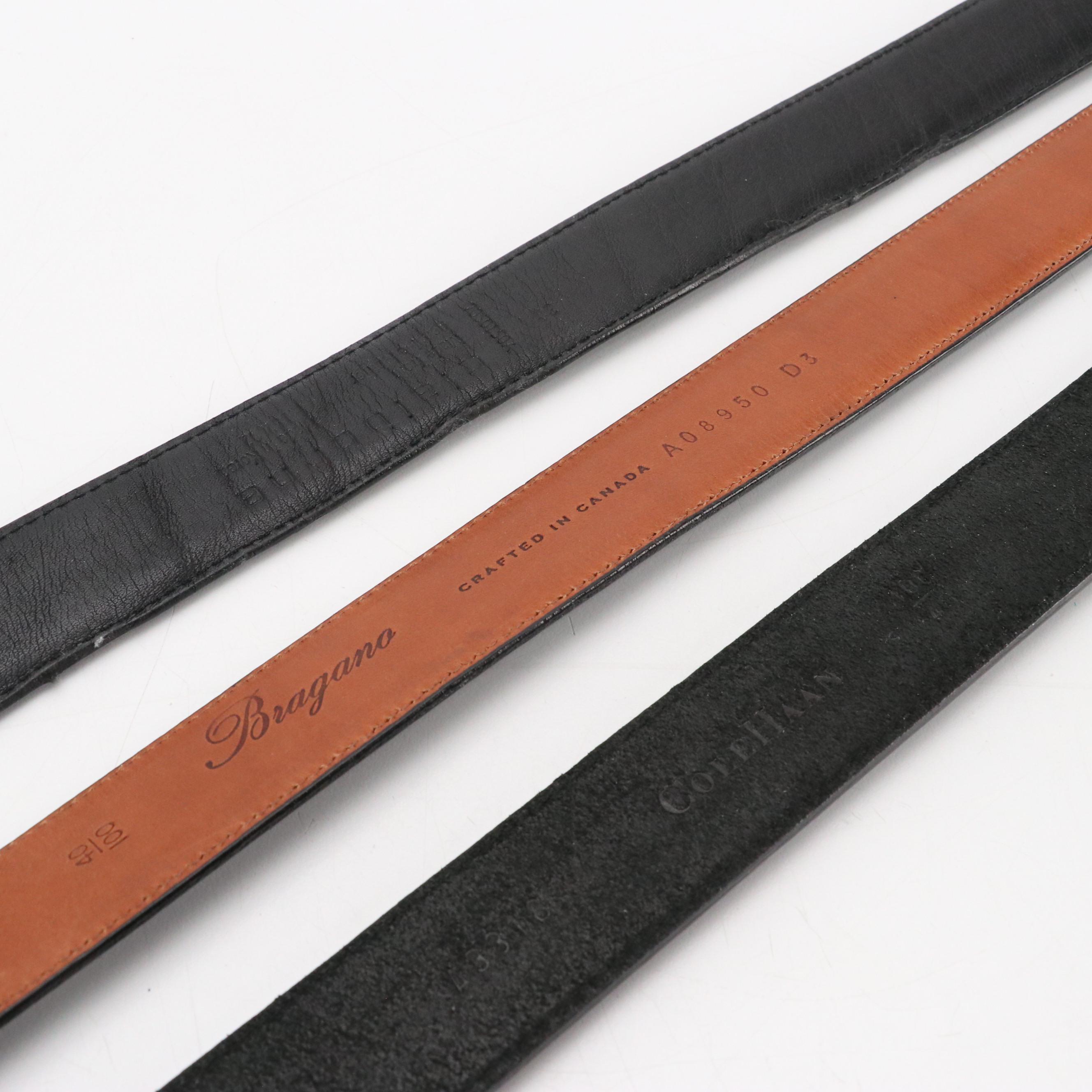 Men's Collection of Leather Belts from Polo Ralph Lauren, Bally, L'Aiglon & More