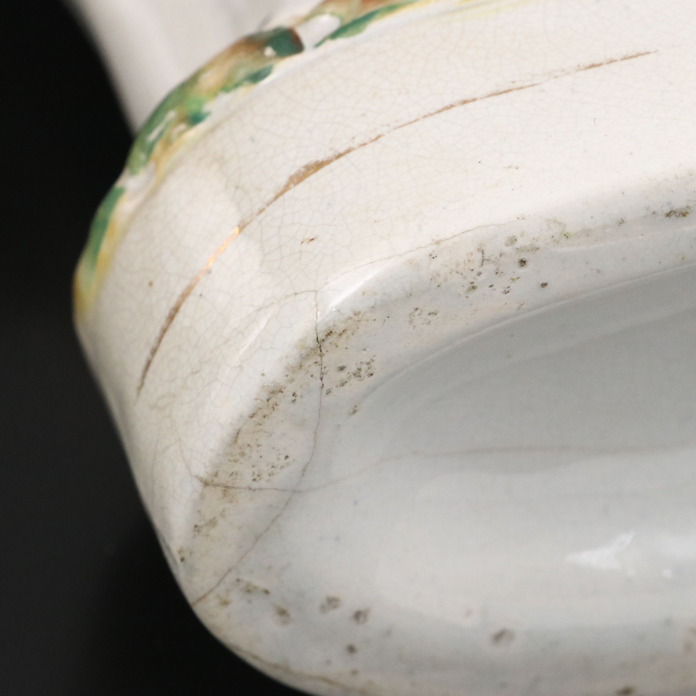 Staffordshire Spaniel Spill Vase, Late 19th Century