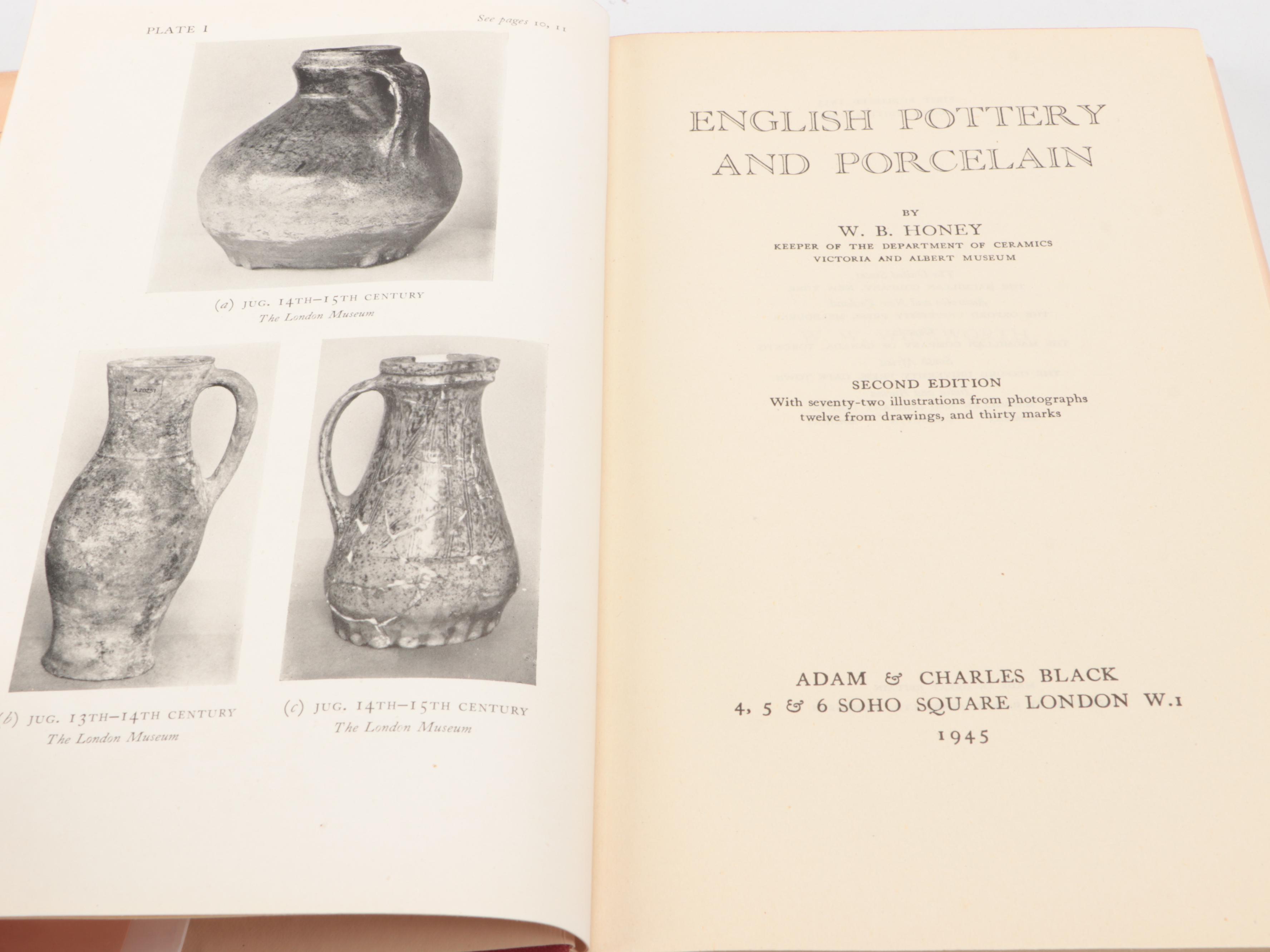 "Pottery and Porcelain" by Bevis Hillier and Other English Ceramics Books