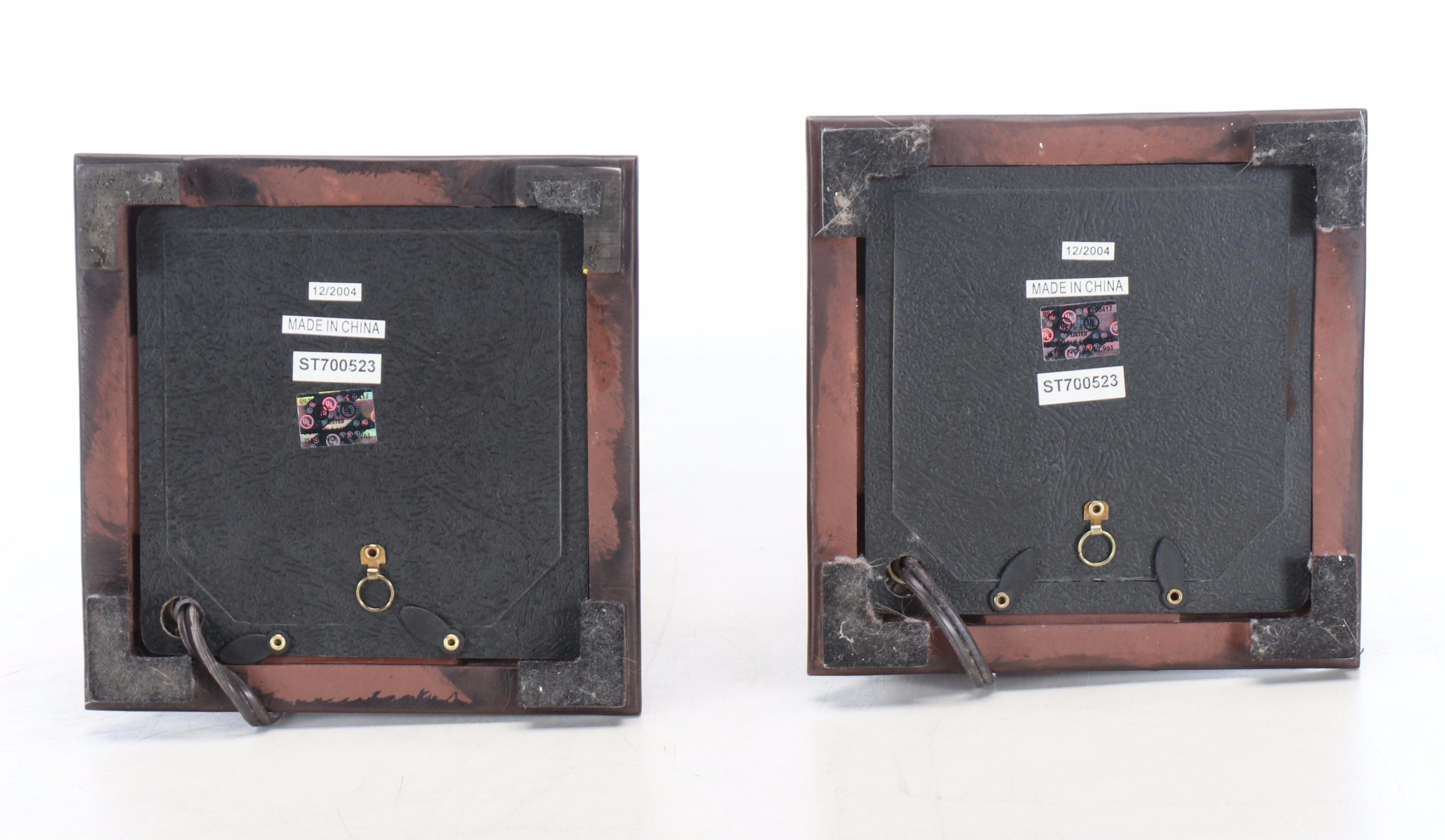 Art Nouveau Style Plastic Table Lamp with Black Fabric Shade