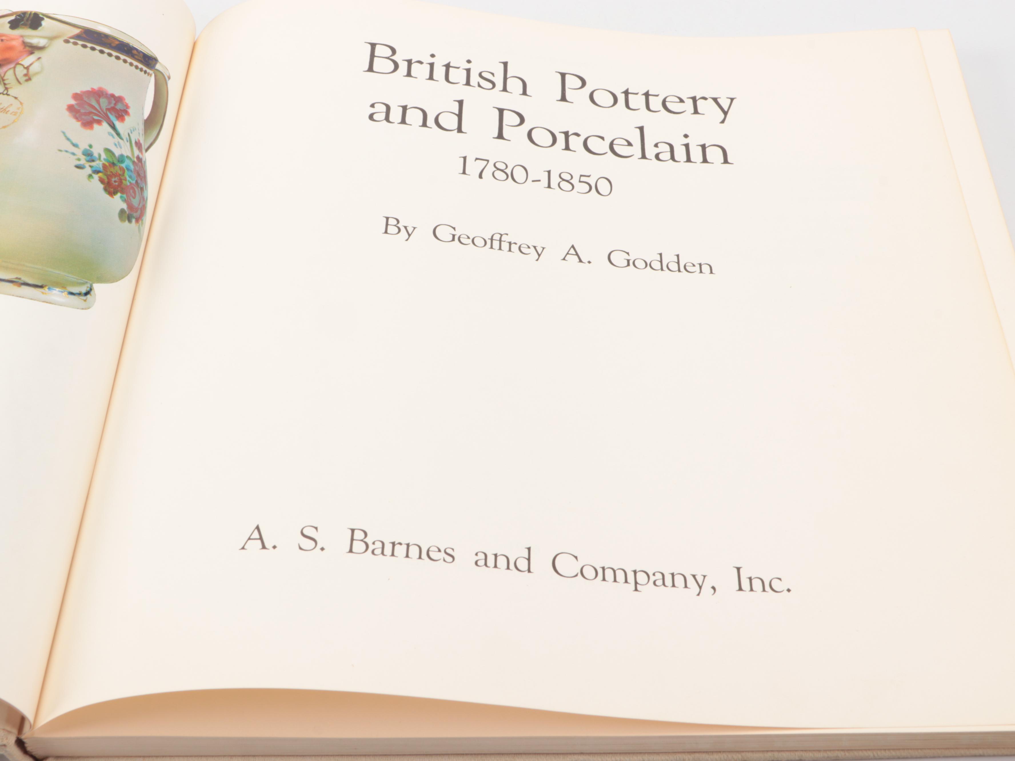 "Pottery and Porcelain" by Bevis Hillier and Other English Ceramics Books