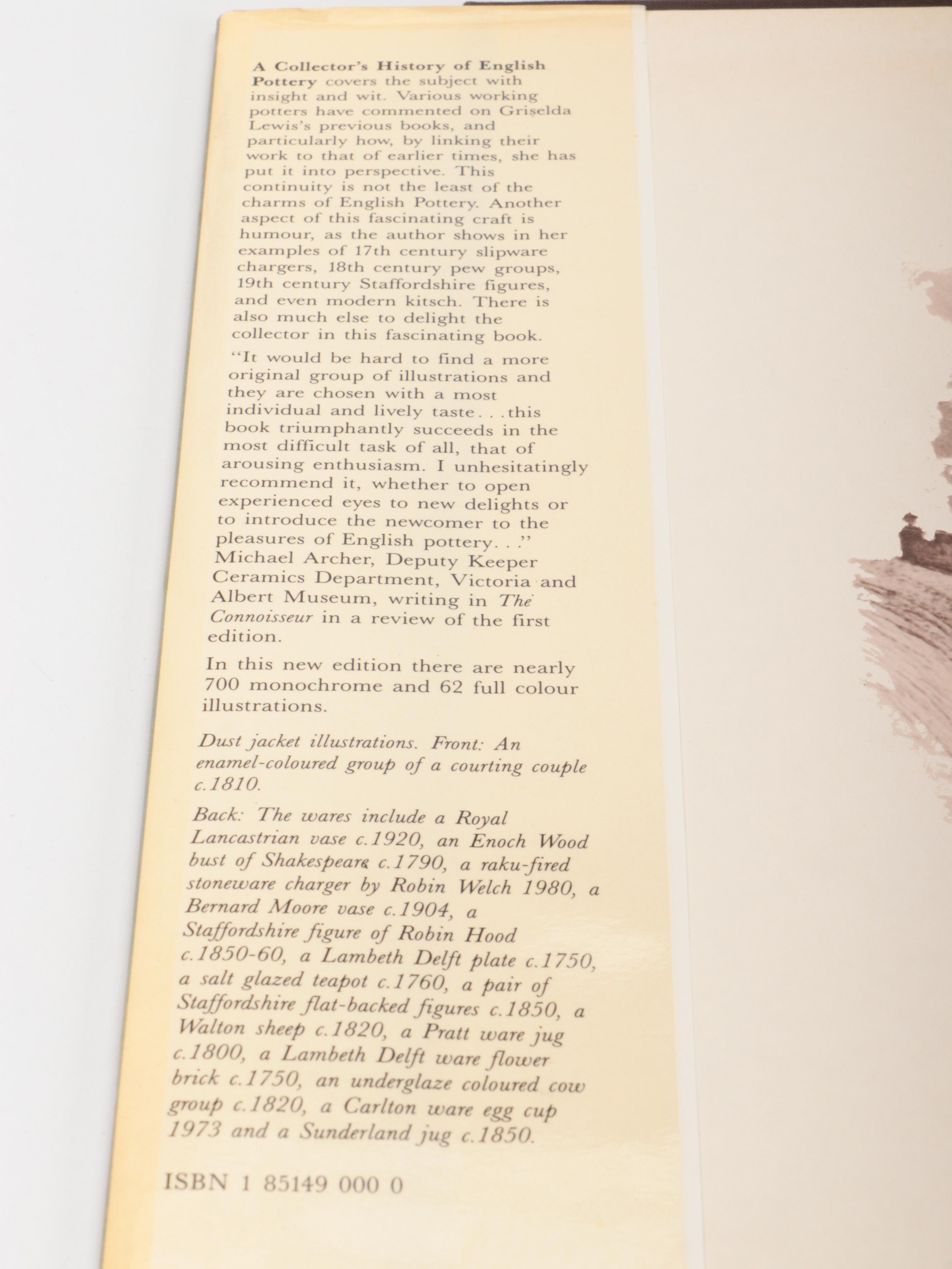 "Pottery and Porcelain" by Bevis Hillier and Other English Ceramics Books