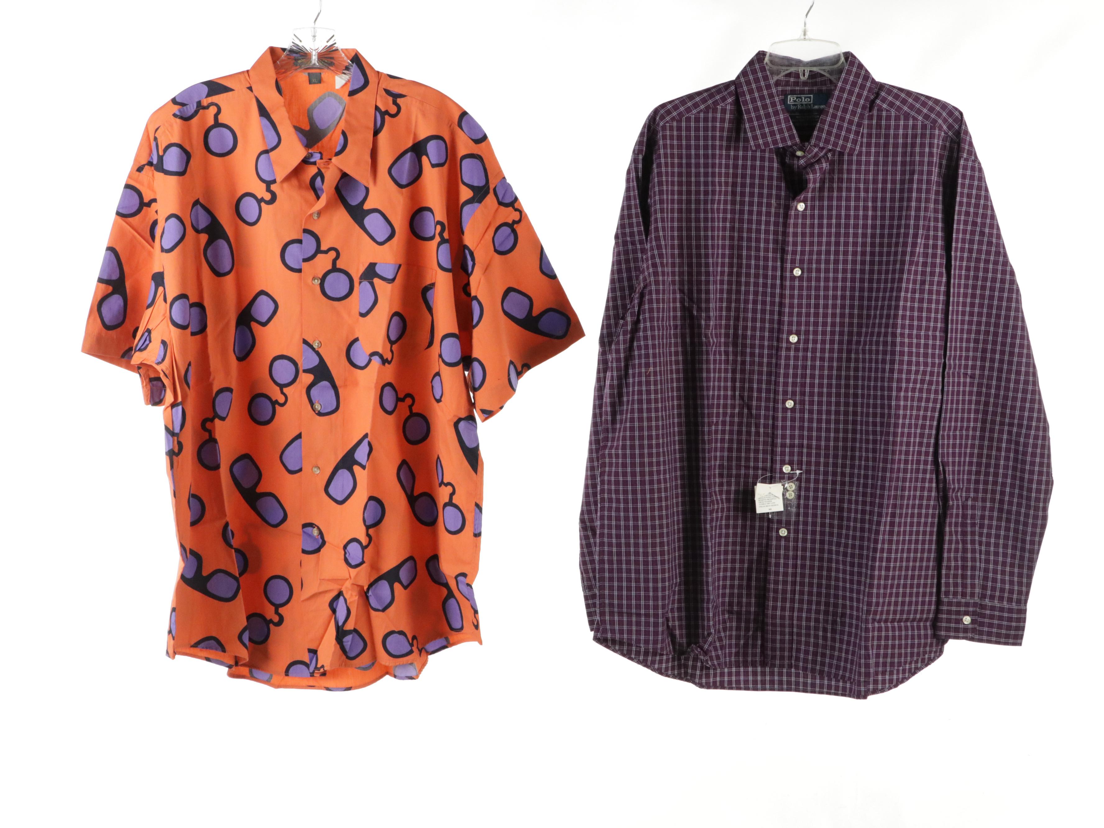 Men's Polo Ralph Lauren and Orvis Short and Long Sleeve Button Up's With More