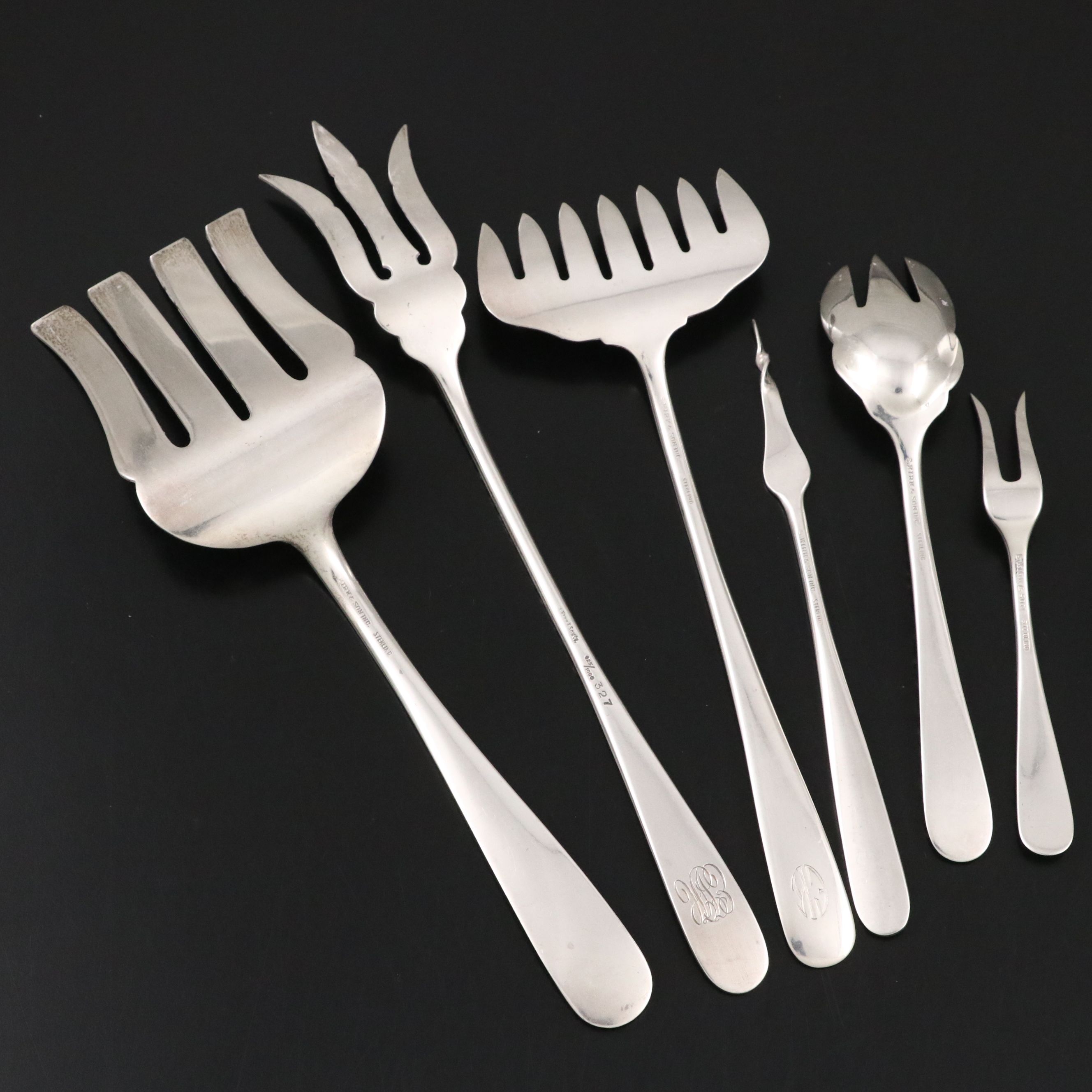 S. Kirk and Son "Repoussé" Sterling and Stainless Steel Serveware