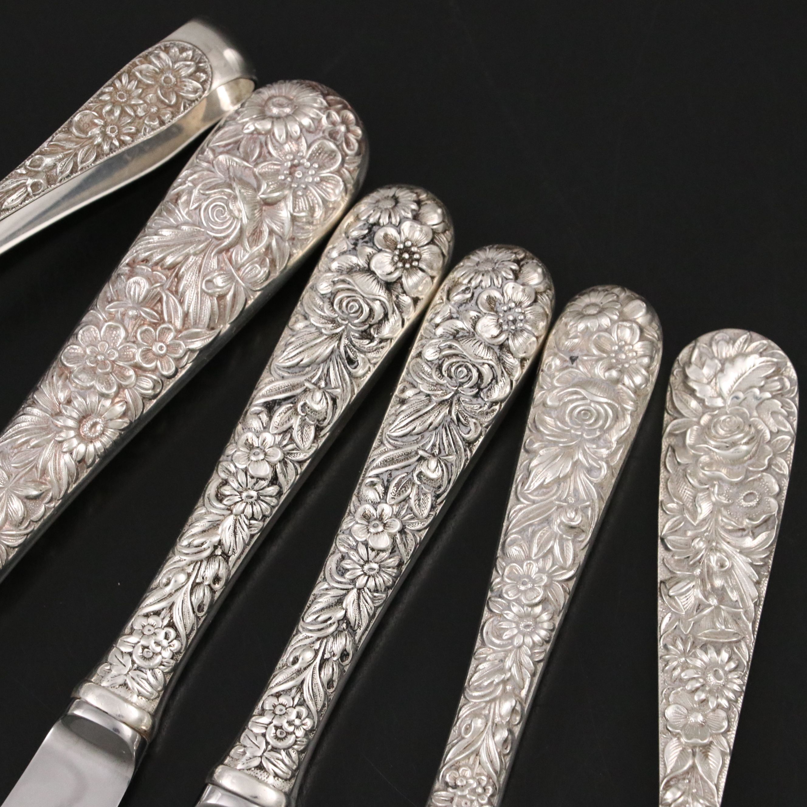 S. Kirk and Son "Repoussé" Sterling and Stainless Steel Serveware