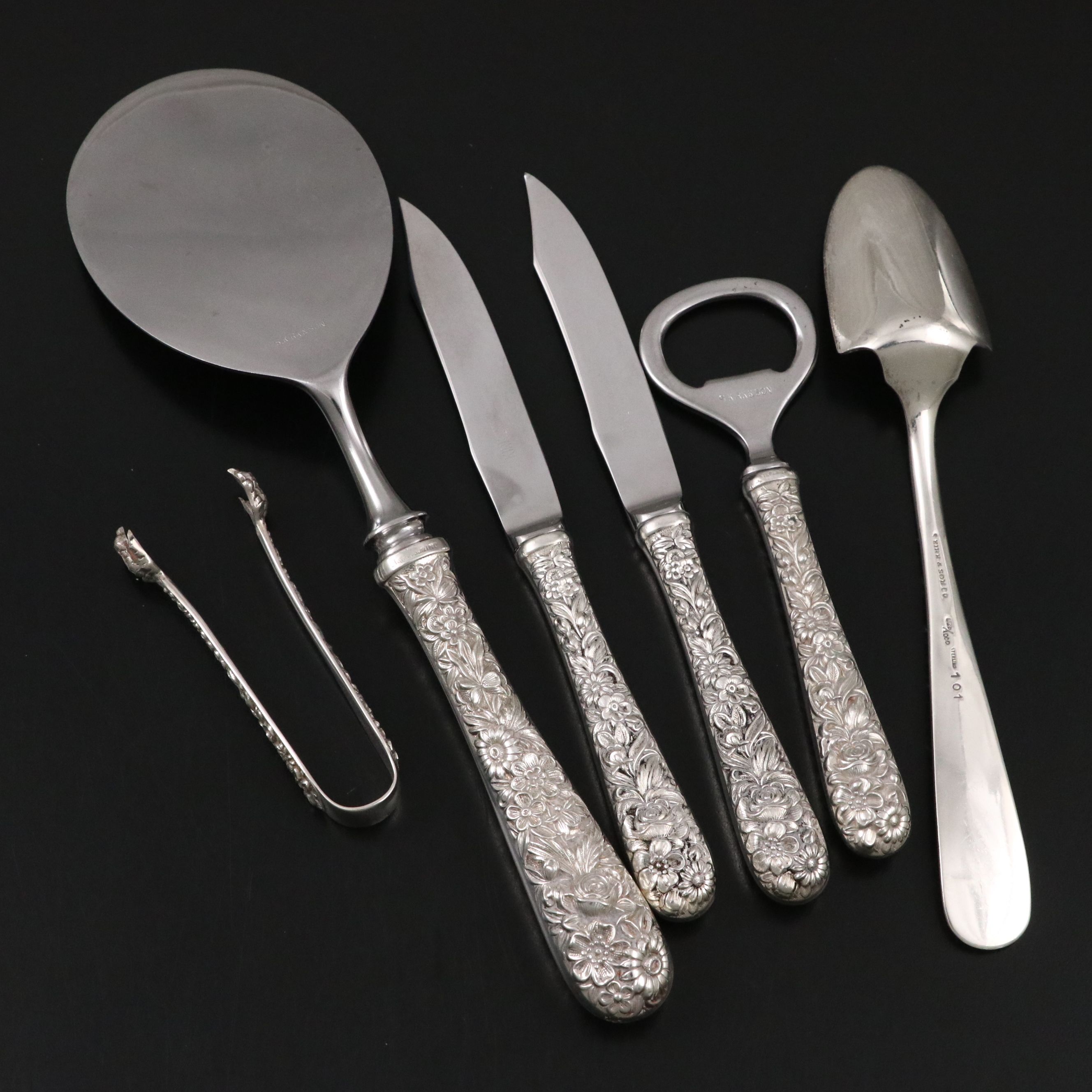 S. Kirk and Son "Repoussé" Sterling and Stainless Steel Serveware