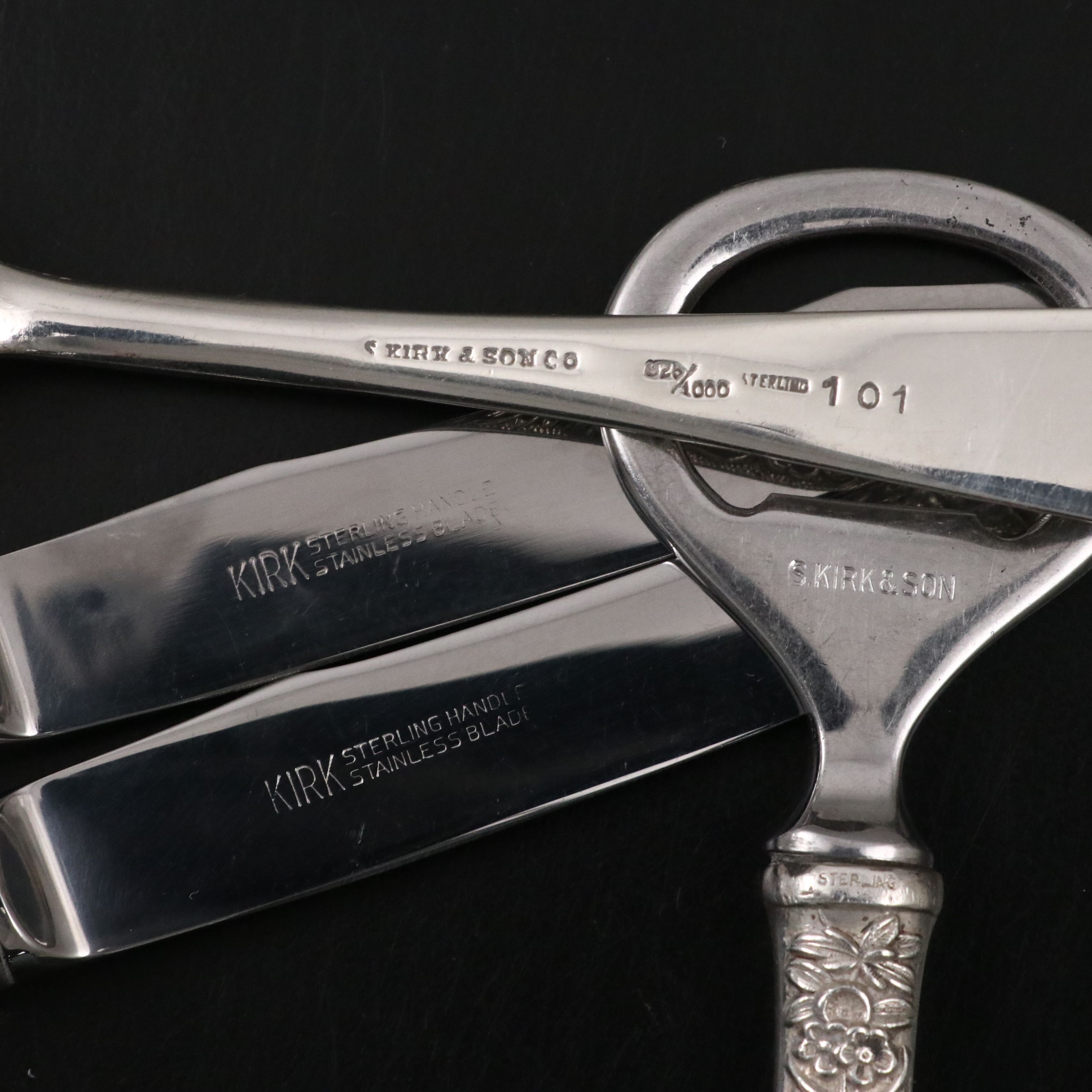 S. Kirk and Son "Repoussé" Sterling and Stainless Steel Serveware