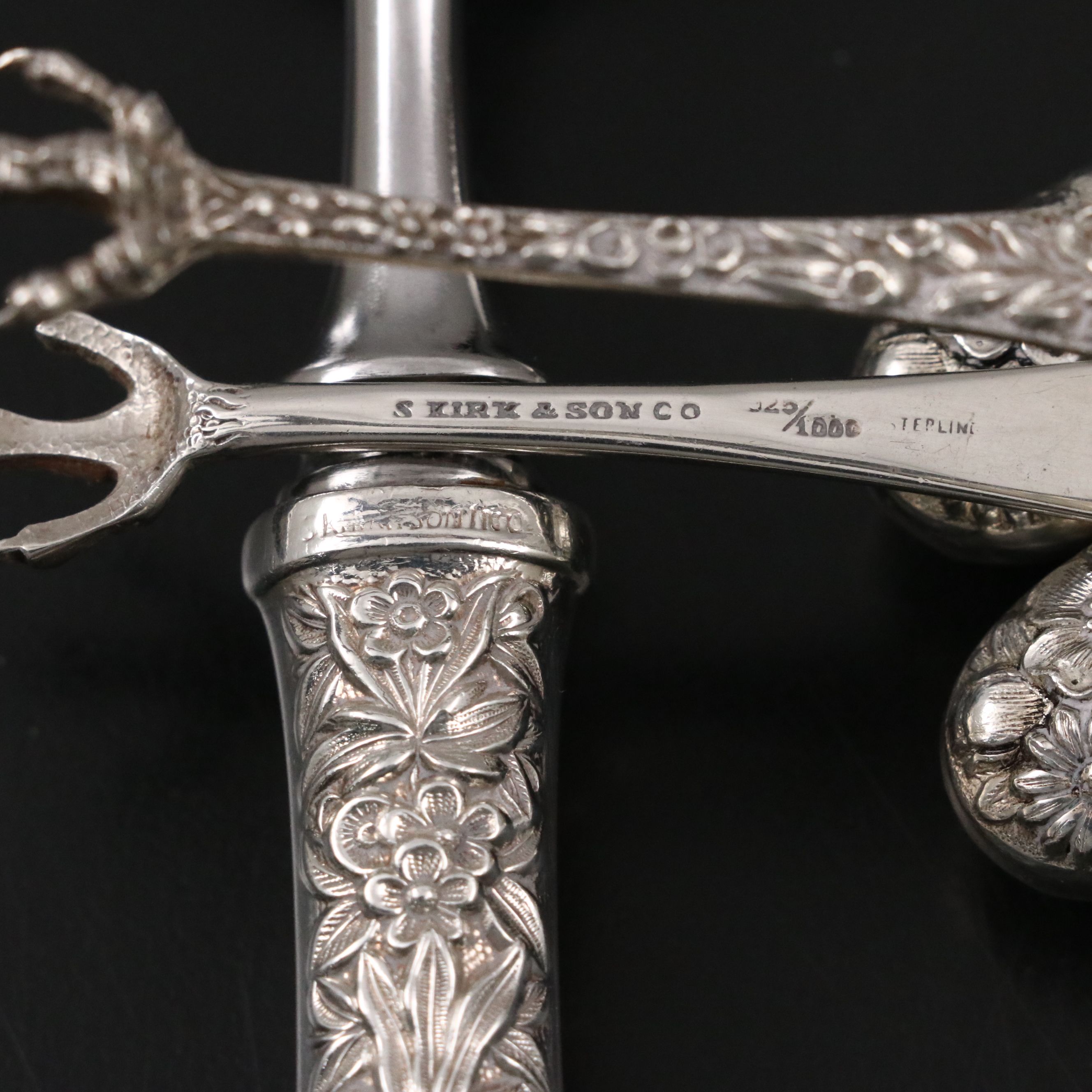 S. Kirk and Son "Repoussé" Sterling and Stainless Steel Serveware