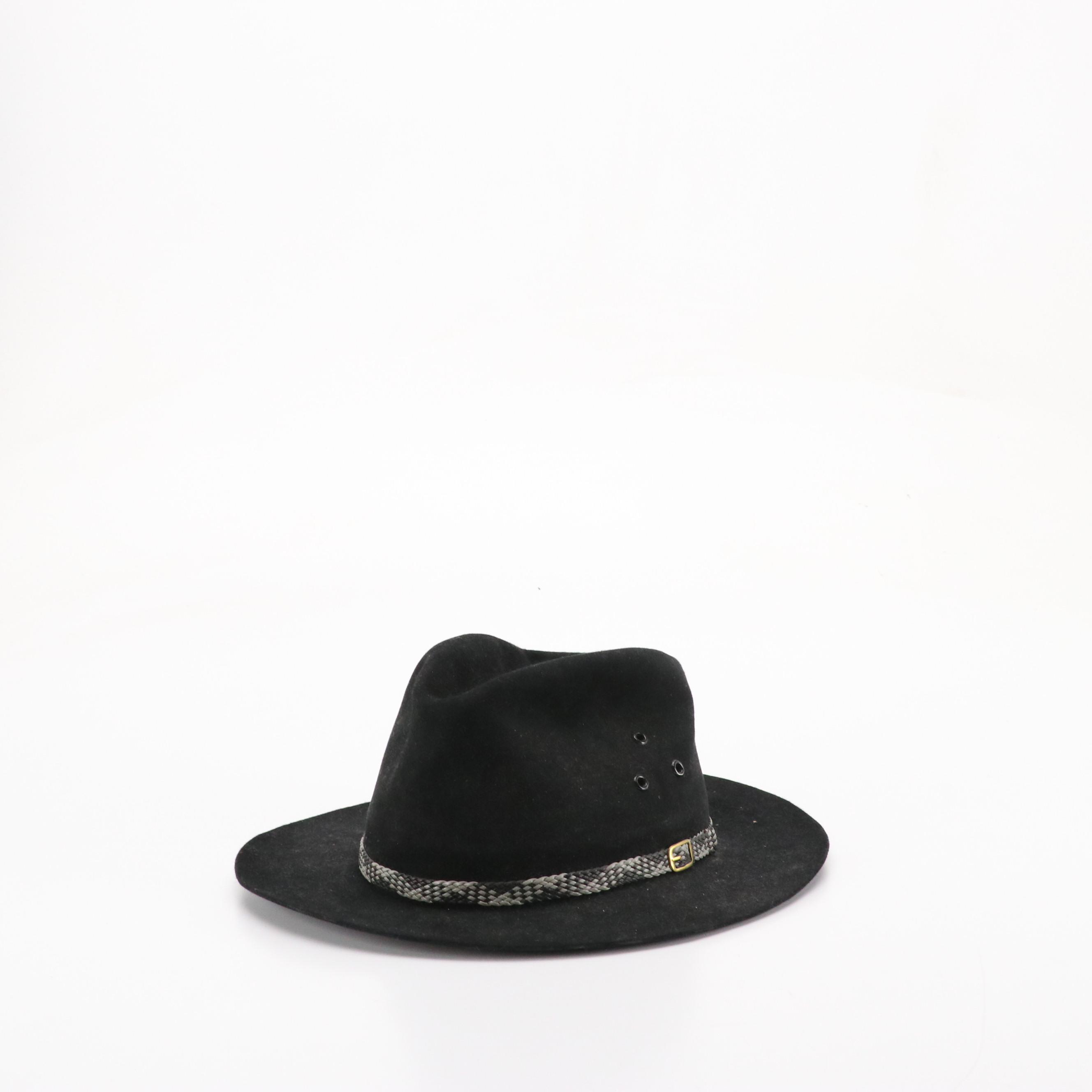 Stetson Safari Fur Felt Hat, Stratton Campaign Felt Hat, Shady Brady Straw Hat
