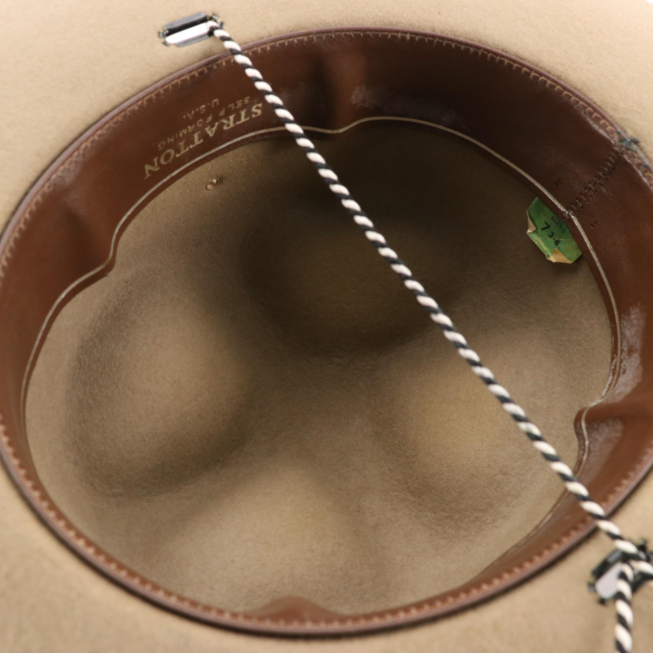 Stetson Safari Fur Felt Hat, Stratton Campaign Felt Hat, Shady Brady Straw Hat