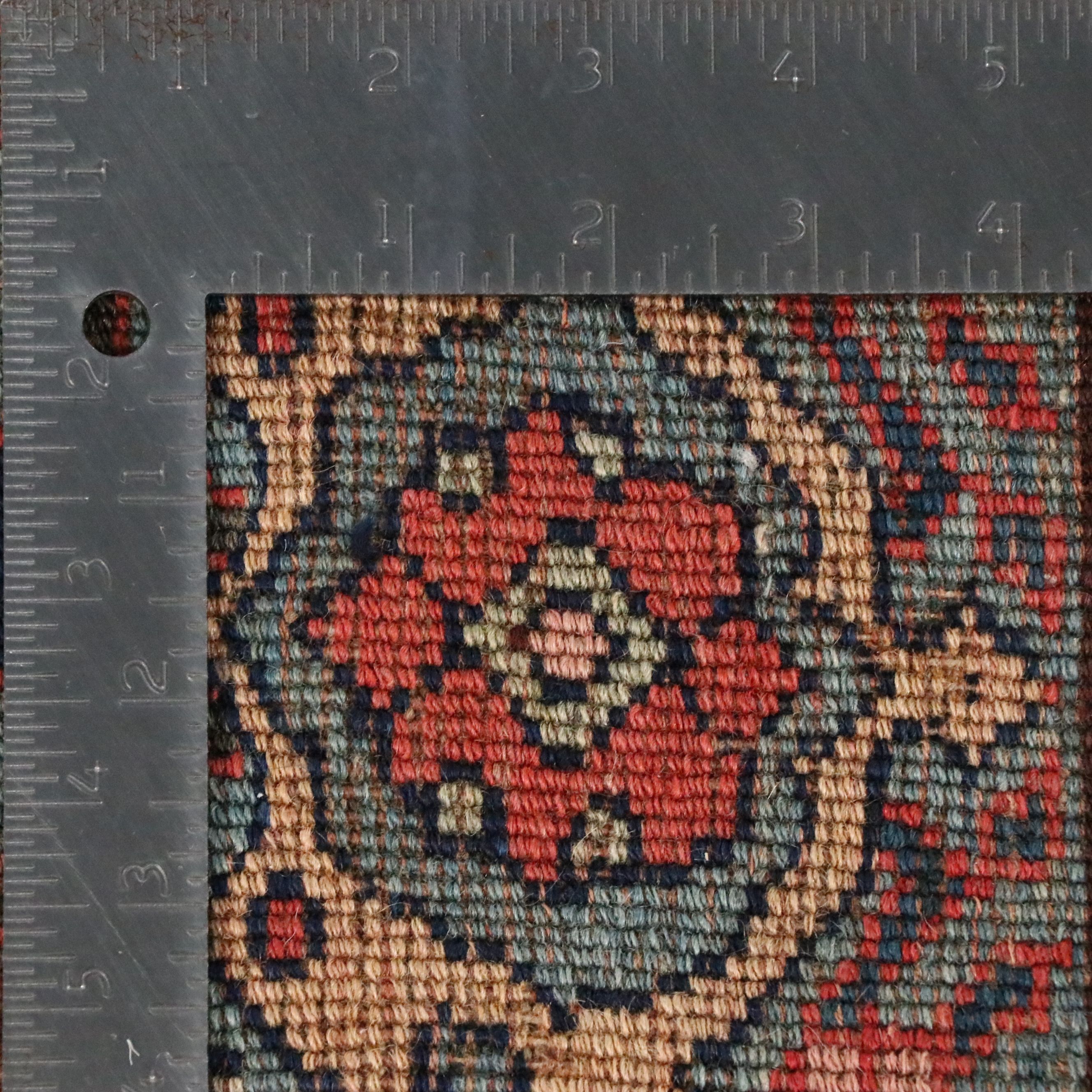 8'6 x 12'7 Hand-Knotted Persian Bijar Room Sized Rug, Antique