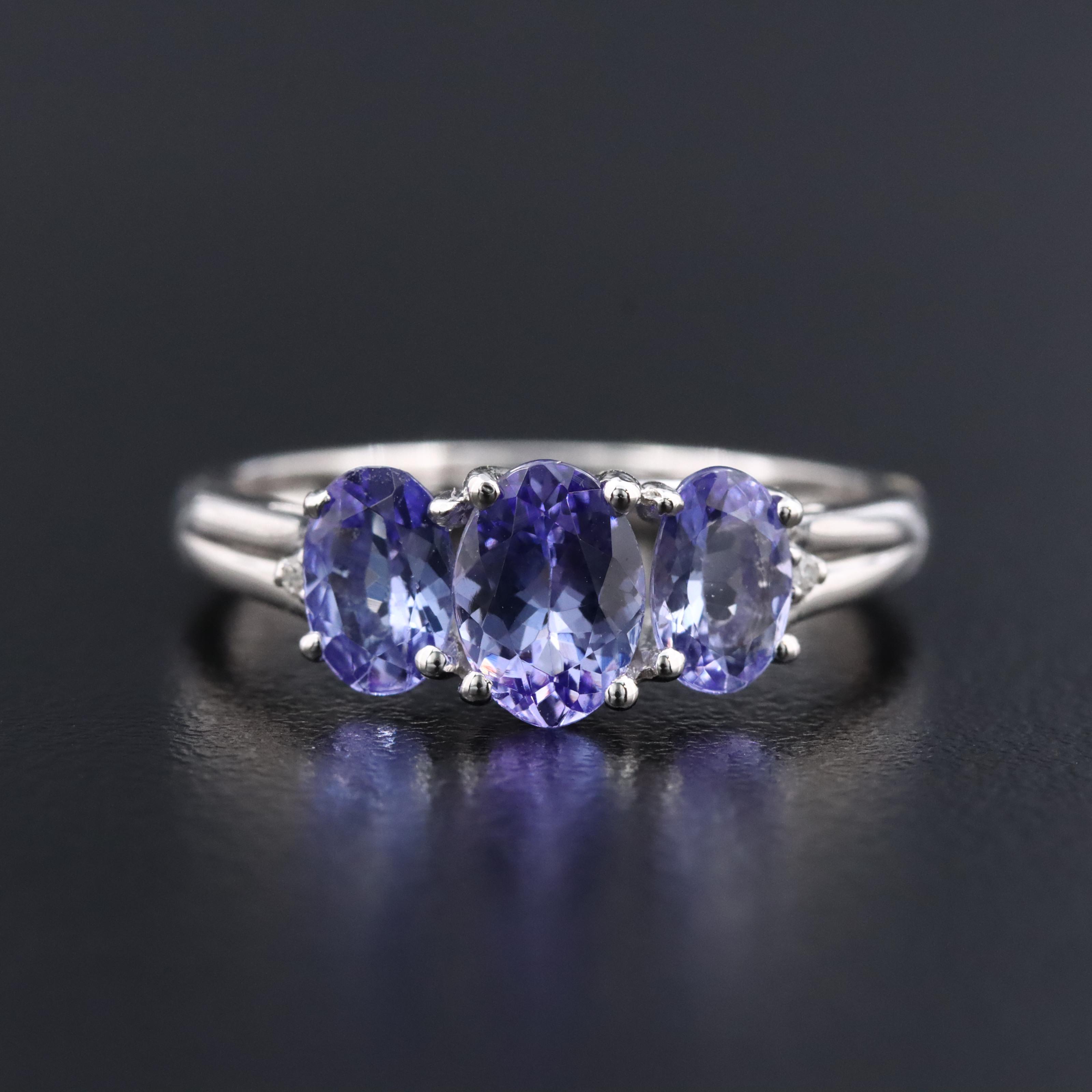 14K Tanzanite and Diamond Ring