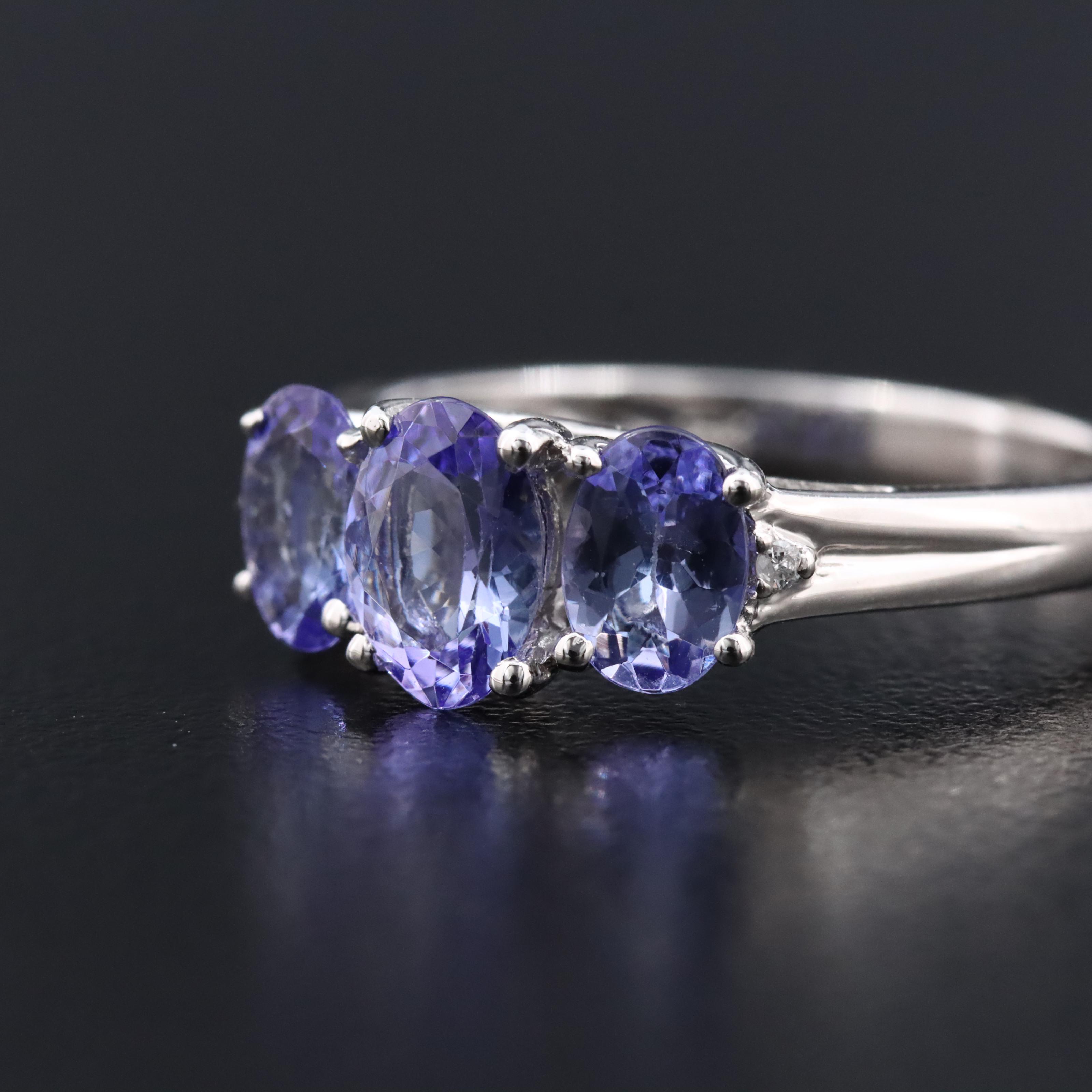 14K Tanzanite and Diamond Ring
