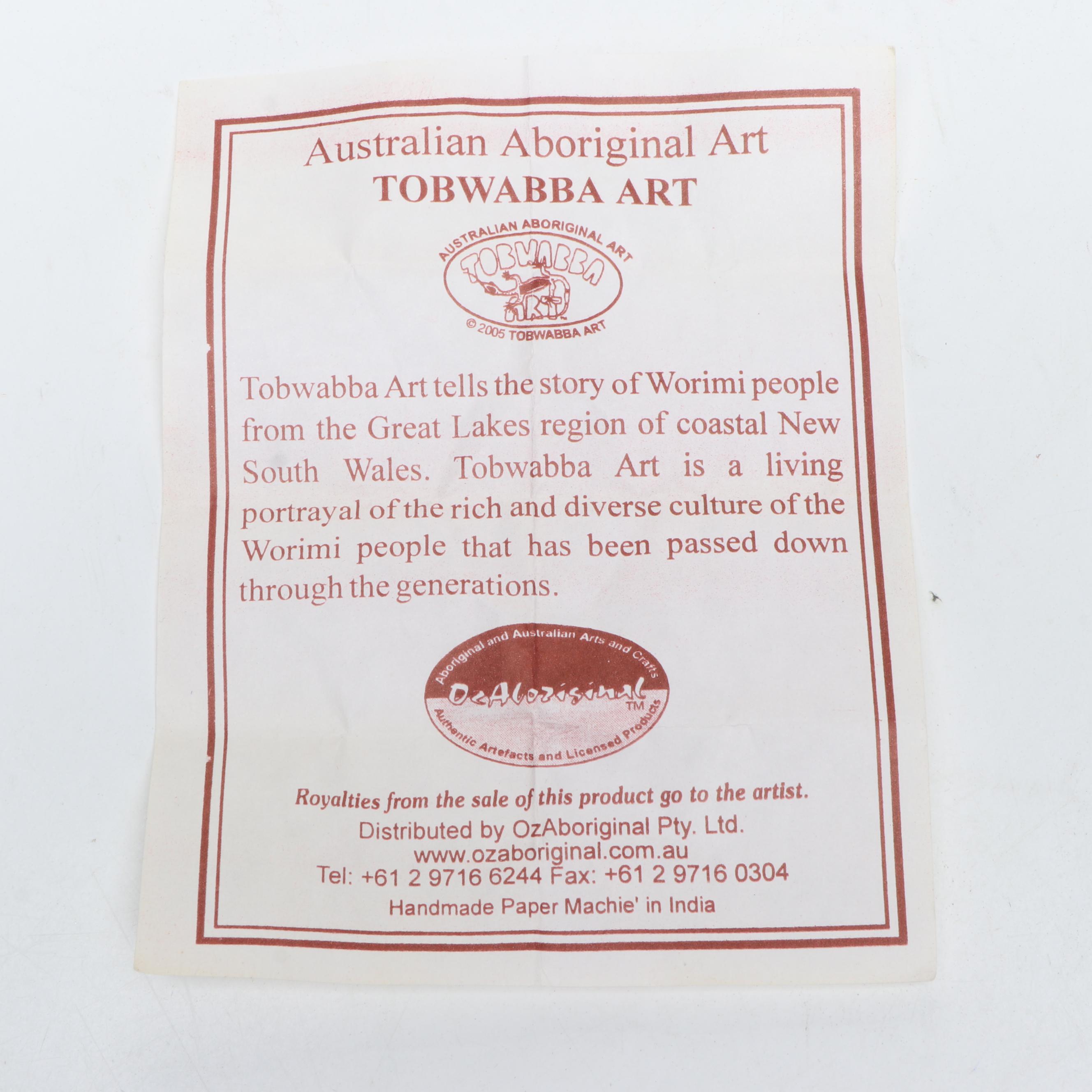 OzAboriginal Wood Decorative Box with Other Agate, Stone, and Wood Figures