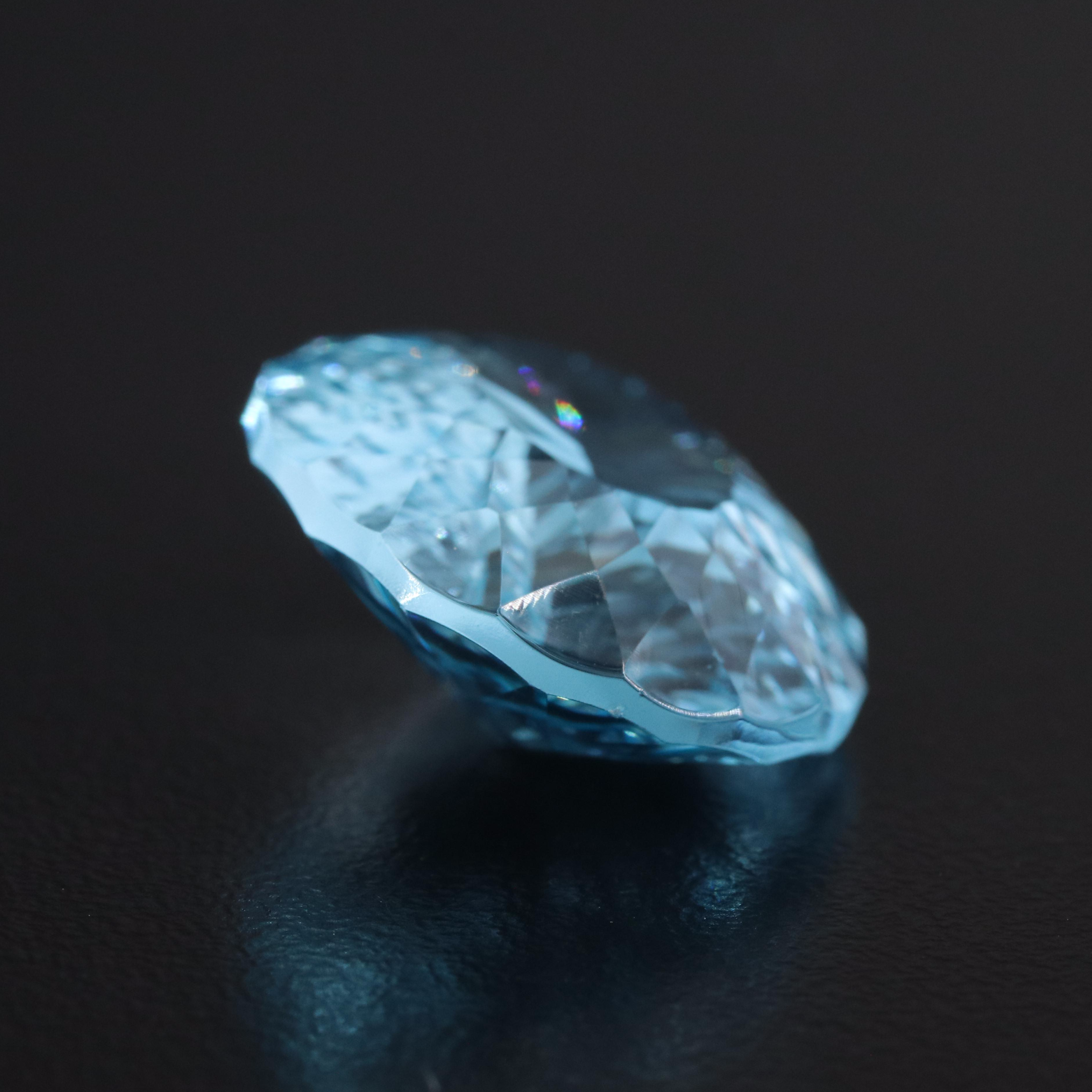 Loose 36.38 CT Swiss Blue Topaz